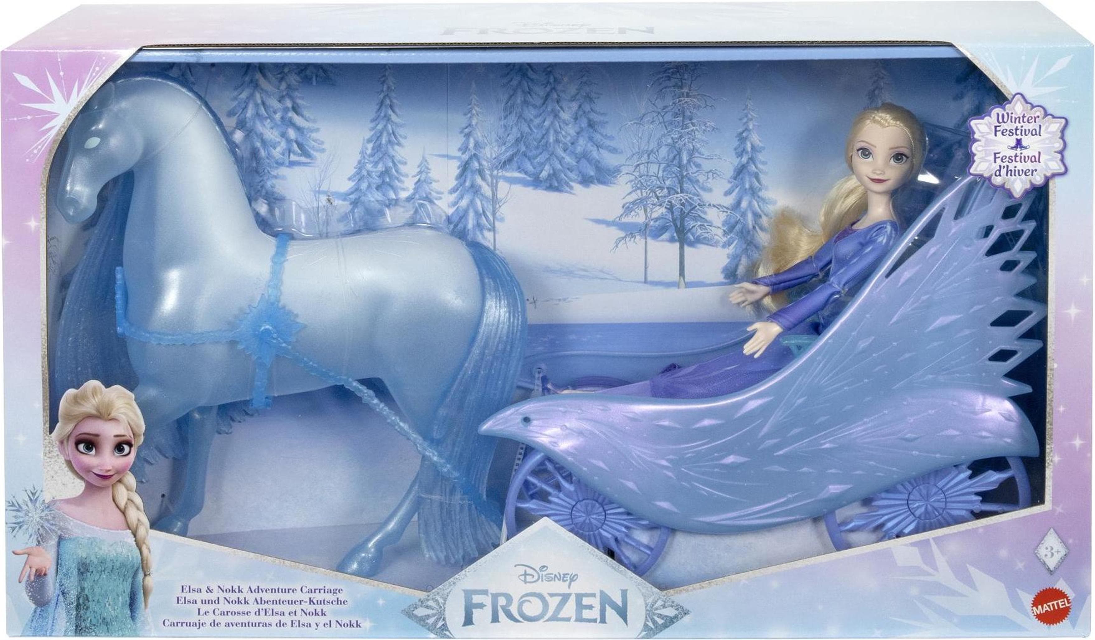 Кукла Disney Princess - Замръзналото кралство: Елза с Нок и карета