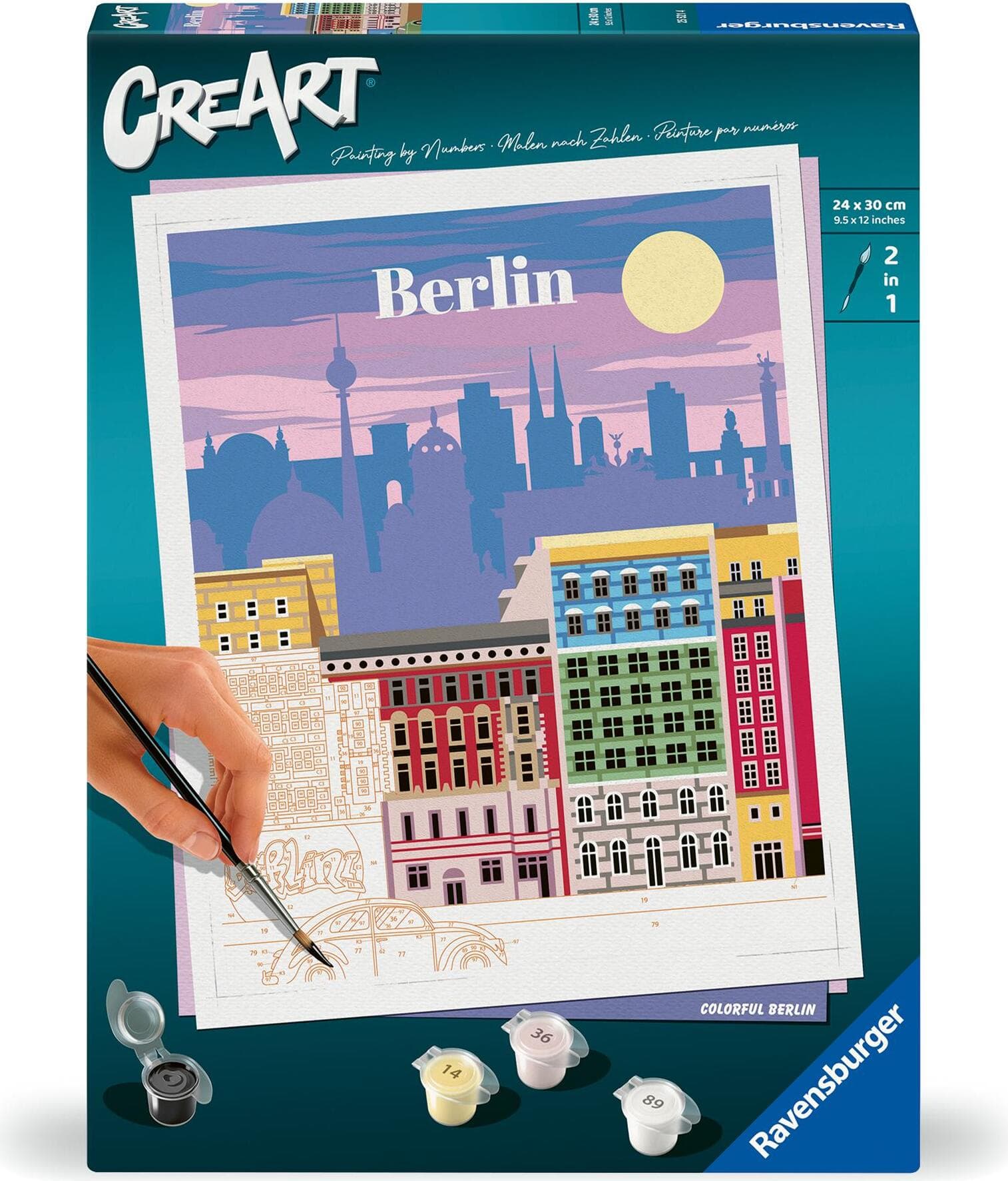 Рисувателна галерия CreArt Ravensburger - Цветен Берлин