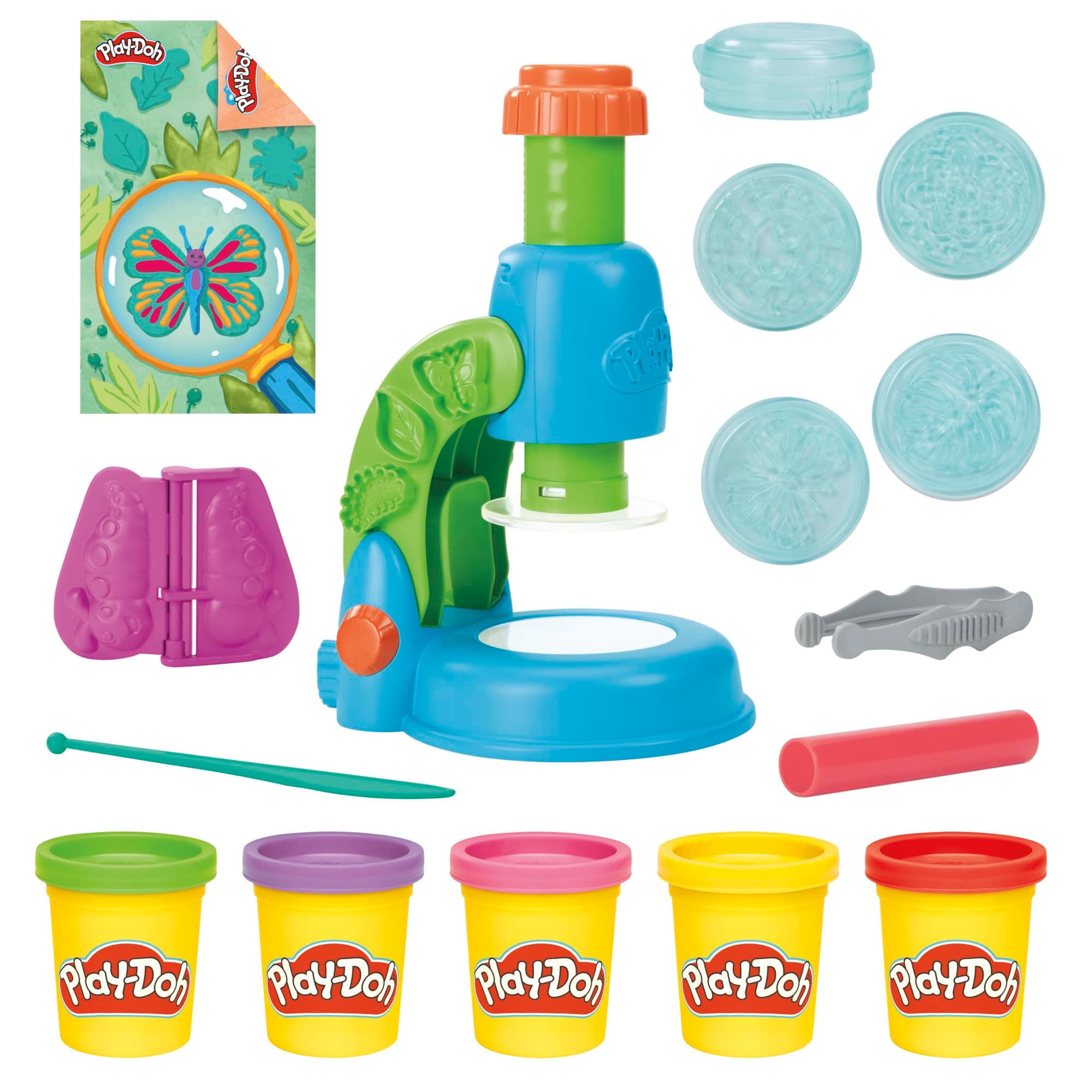 Play Doh - Микроскоп със светлина и лупа