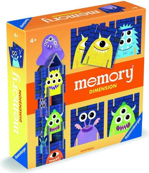Игра Мемори карти 60 броя Ravensburger - Чудовища