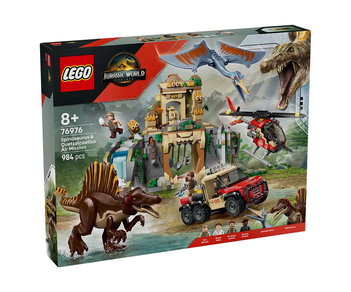 LEGO® Jurassic World™ 76976 - Въздушна мисия със спинозавър и кетцалкоатлус
