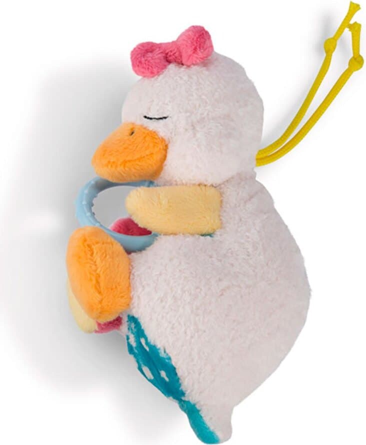 NICI Музикална играчка 0+ мес., Спящата Гъска Гитти, 20 см.