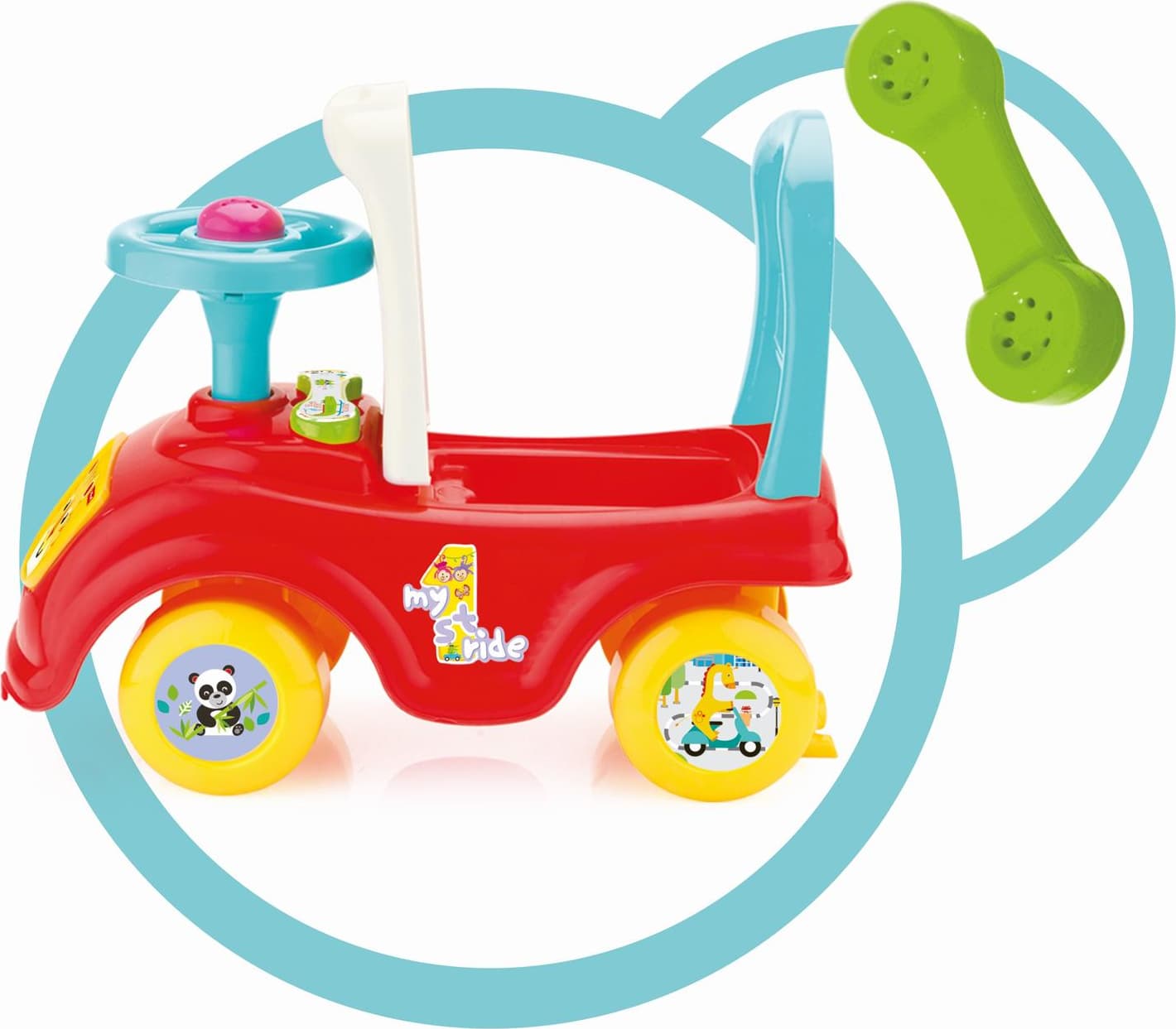 DOLU FISHER PRICE Кола за возене Ride-On