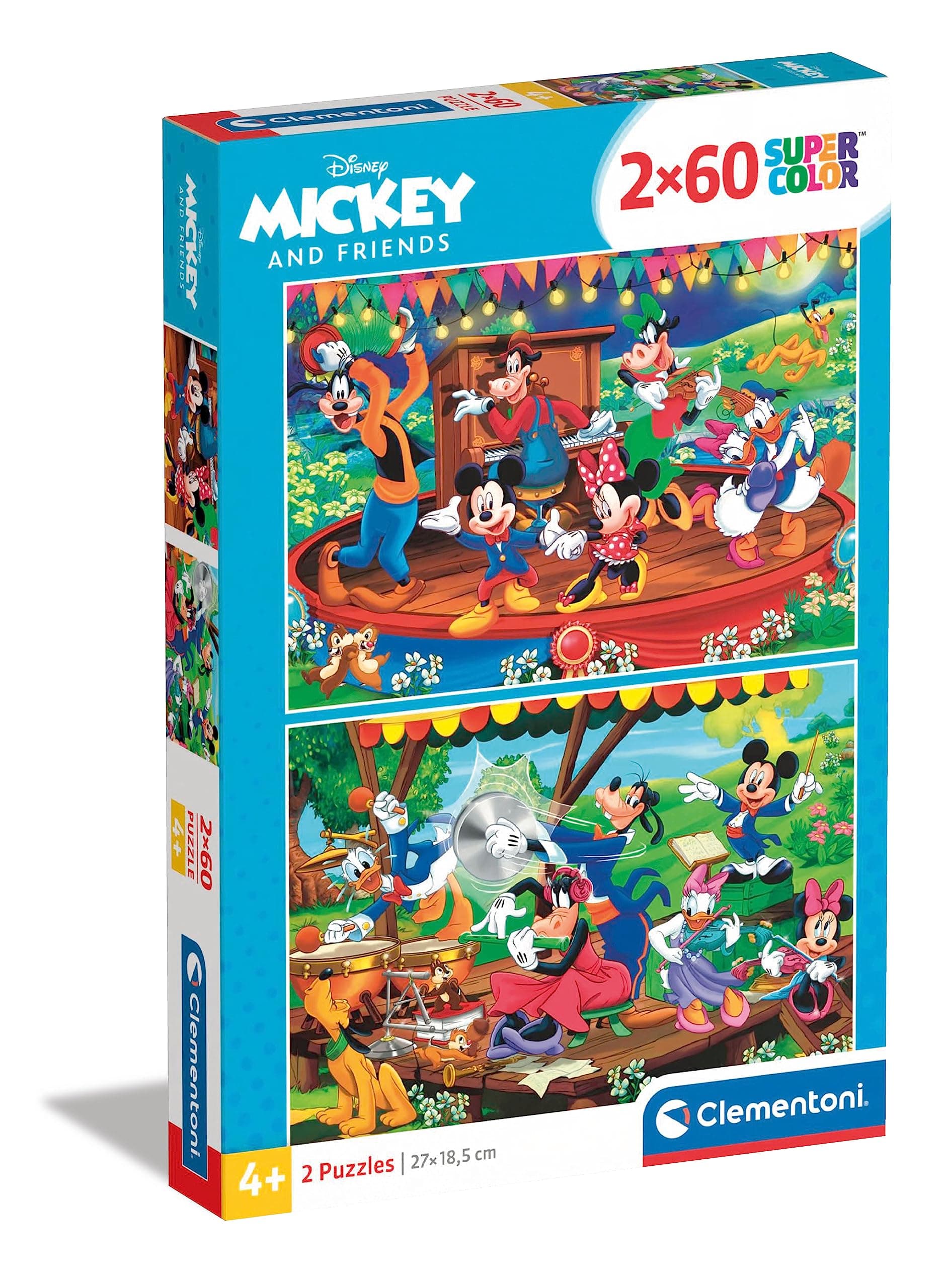 CLEMENTONI 2x60ч. Пъзел Mickey and Friends