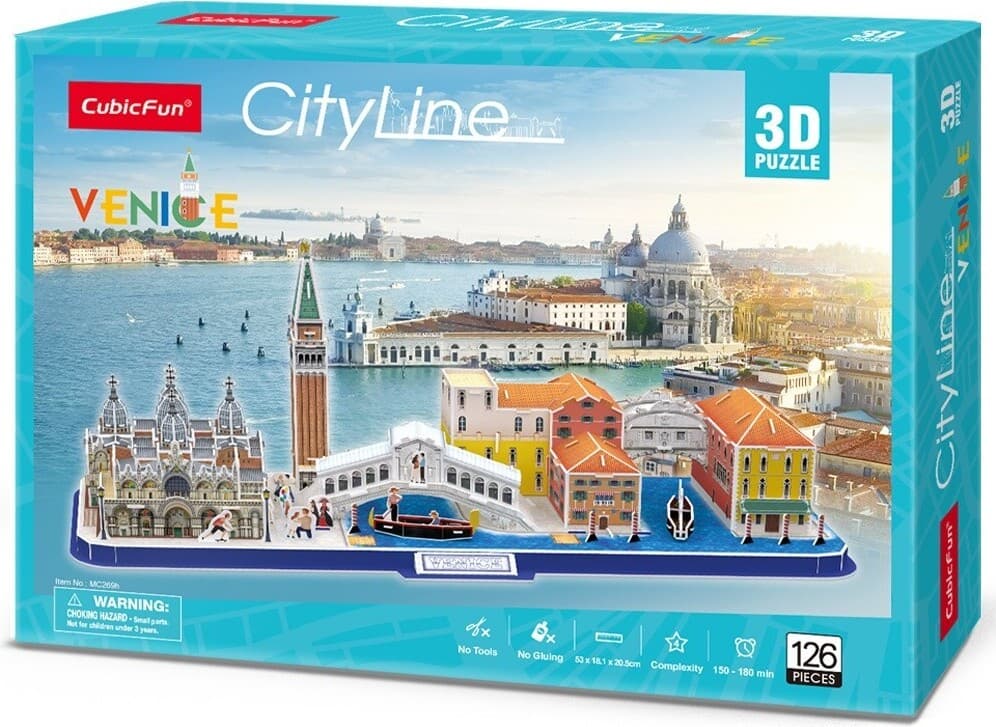 CubicFun 3D Пъзел CITY LINE VENICE