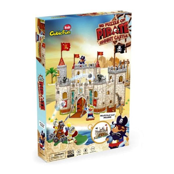 CubicFun Пъзел 3D Pirate Knight Castle 183ч.