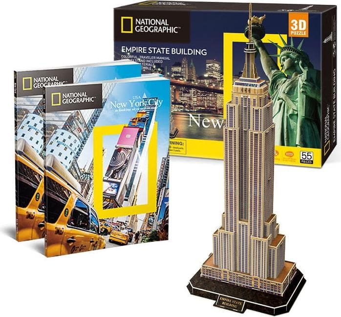 CubicFun 3D Пъзел EMPIRE STATE BUILDING NATIONAL GEOGRAPHIC