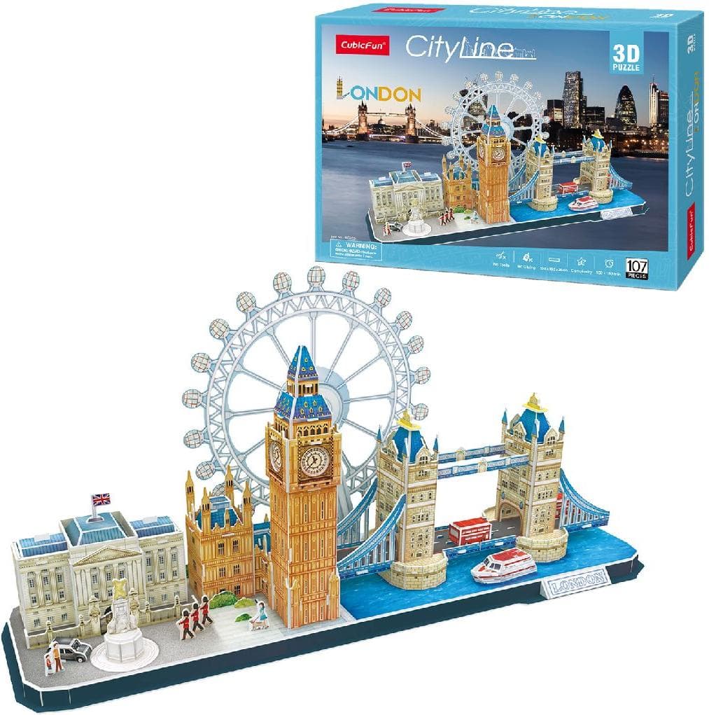 CubicFun 3D Пъзел CITY Line LONDON