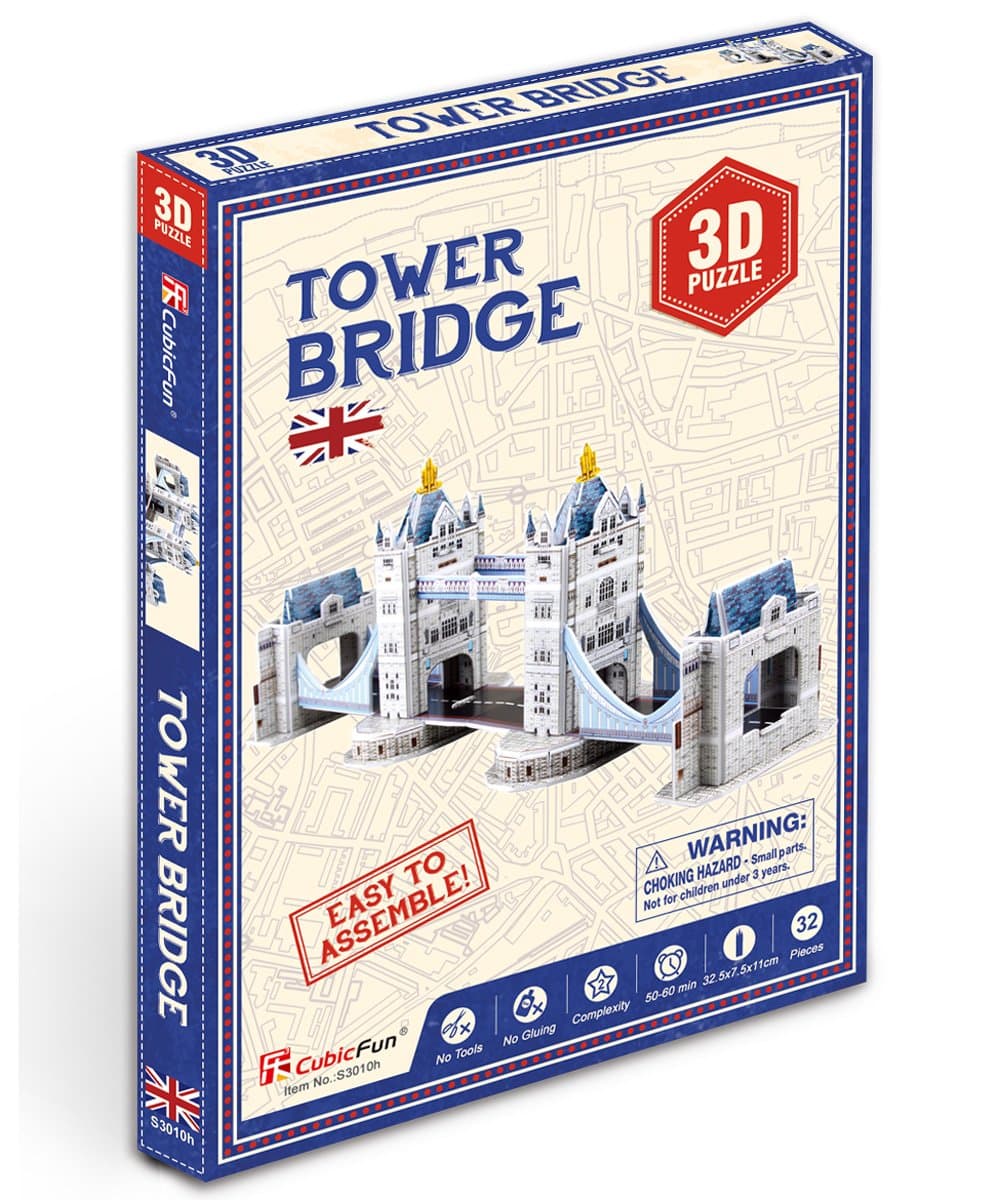 CubicFun Пъзел 3D Tower Bridge 32ч.