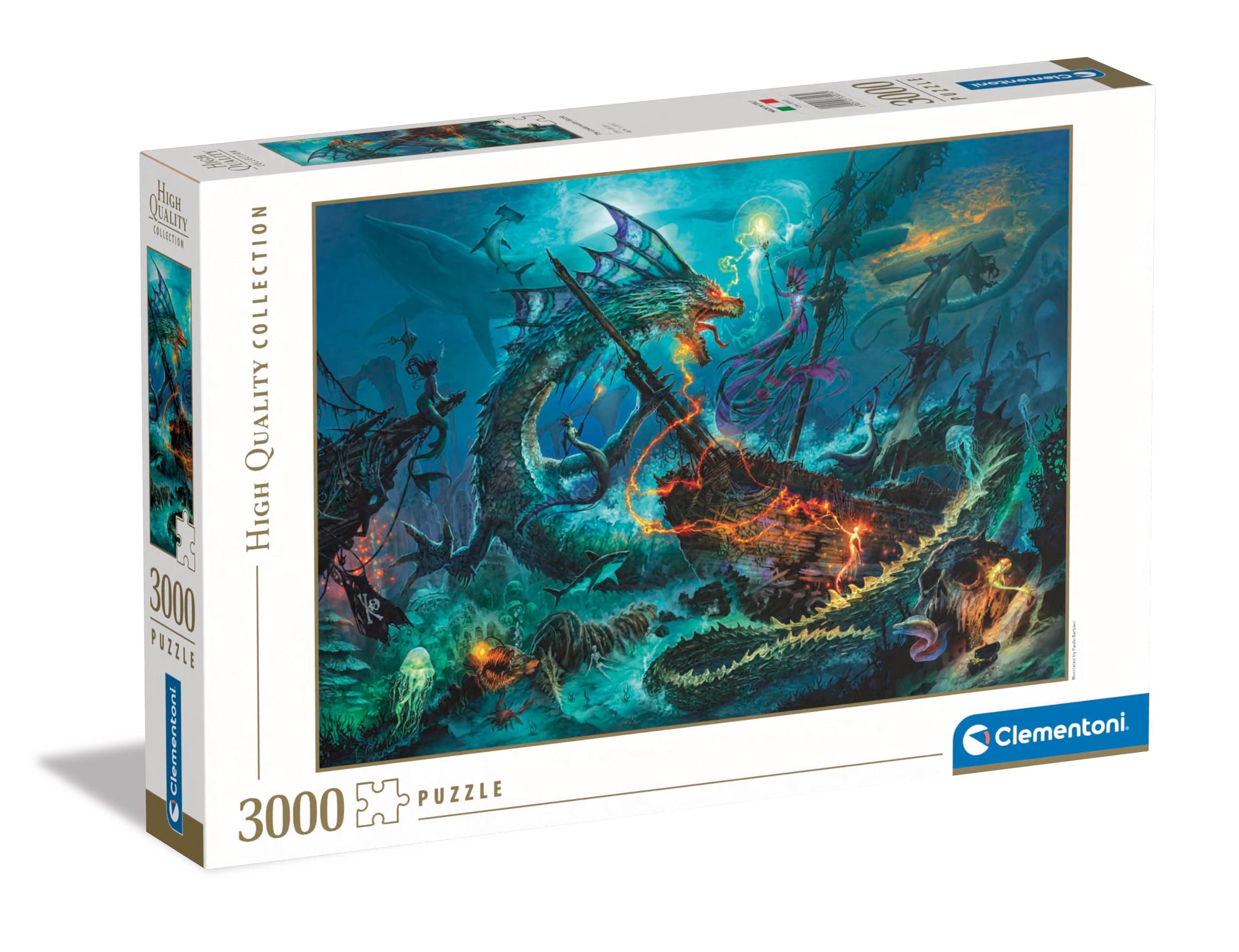 CLEMENTONI 3000ч. Пъзел The Underwater Battle