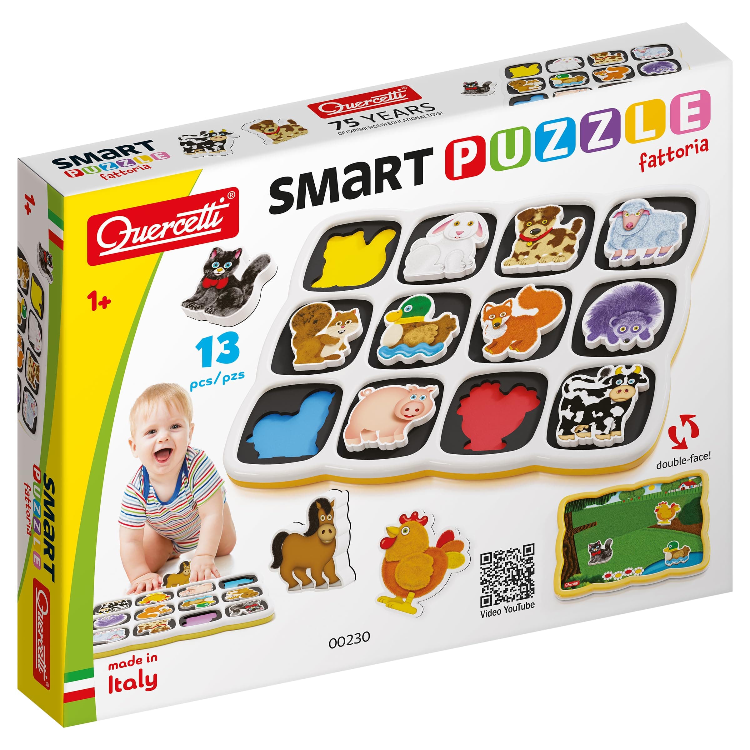 QUERCETTI Пъзел Smart Животни от Фермата