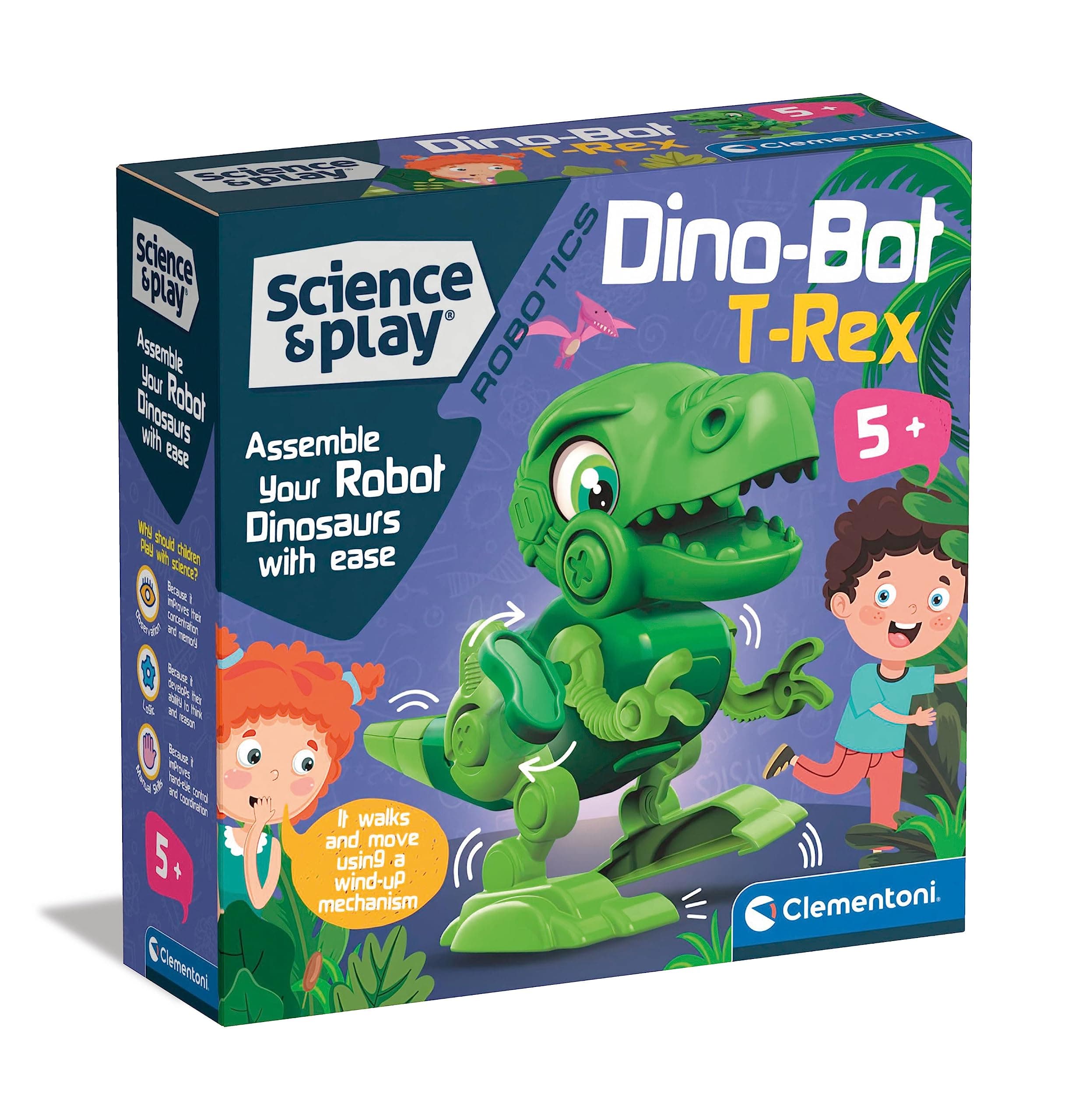 CLEMENTONI Science Play Робот Dinobot T-REX