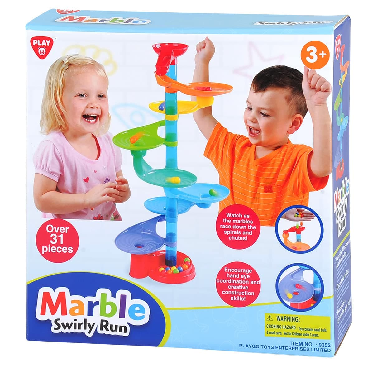 PLGo Писта за топчета Marble Swirly Run