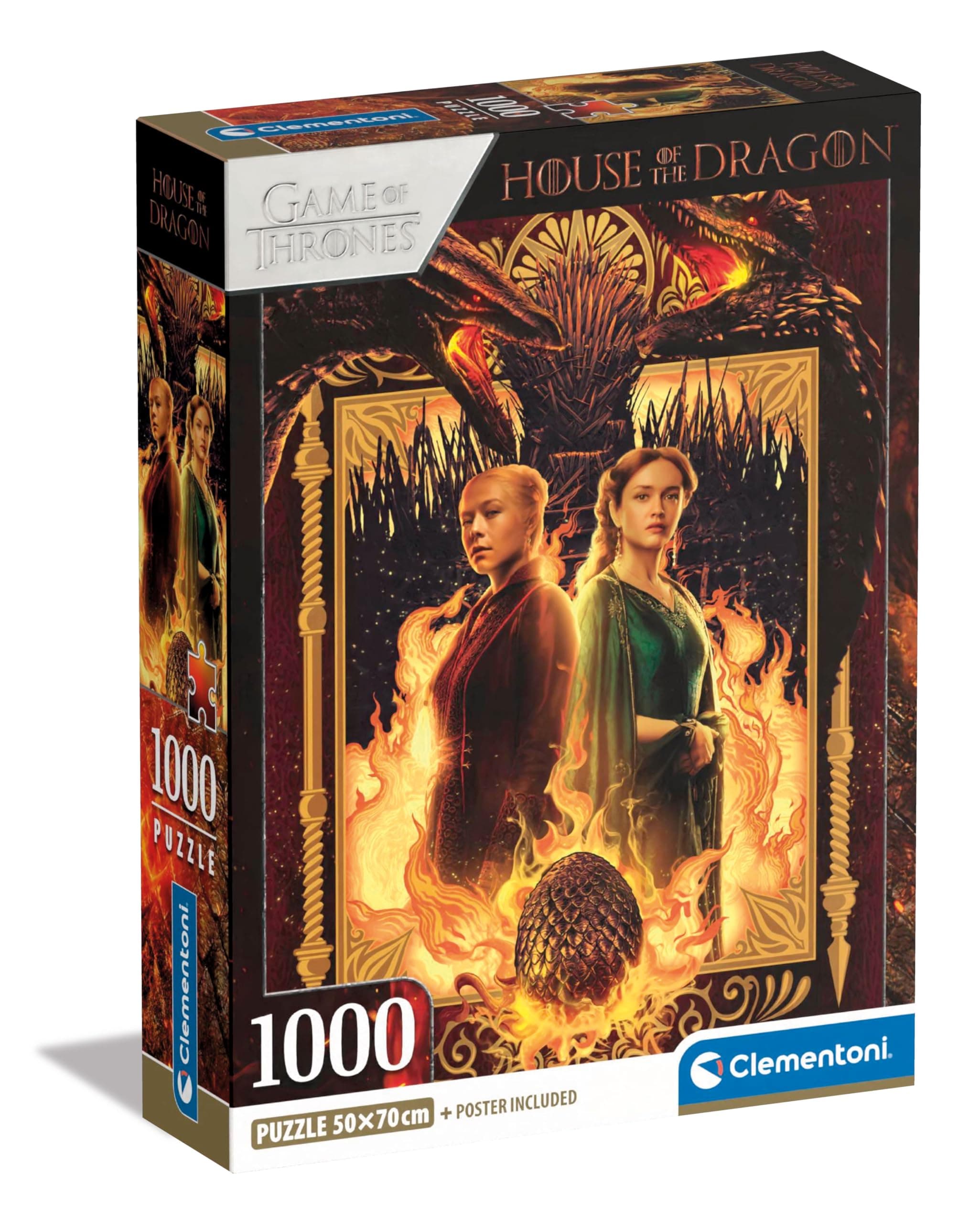 CLEMENTONI 1000ч. Пъзел House of The Dragon