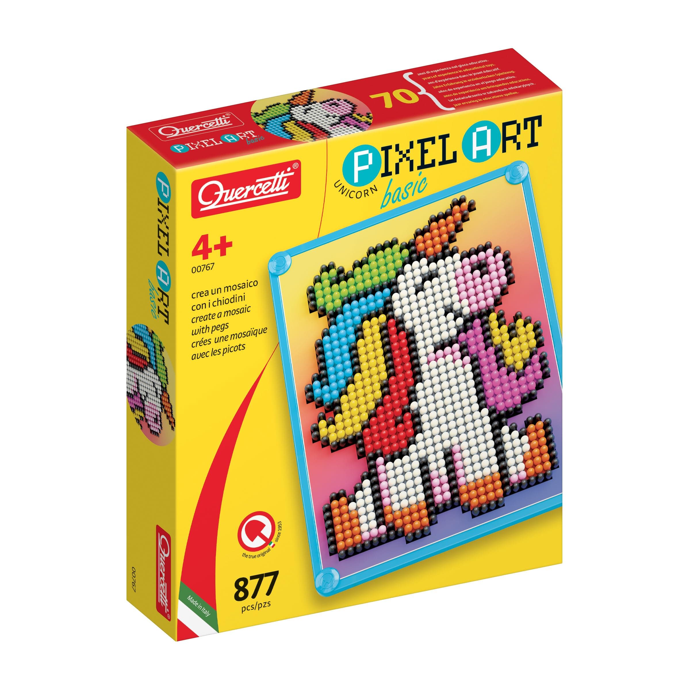 QUERCETTI Мозайка дребни части PIXEL ART Еднорог