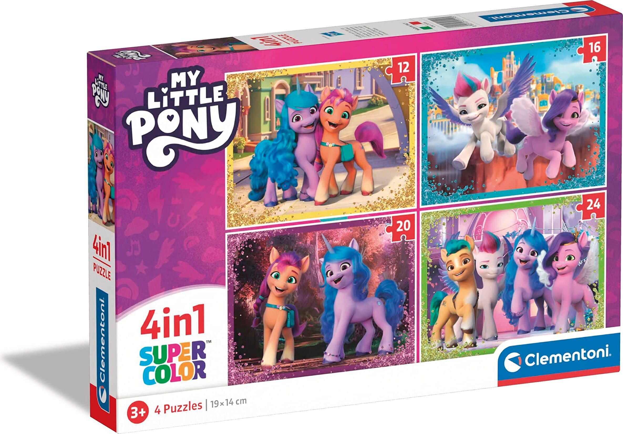 CLEMENTONI 4 в 1 Пъзел My Little Pony