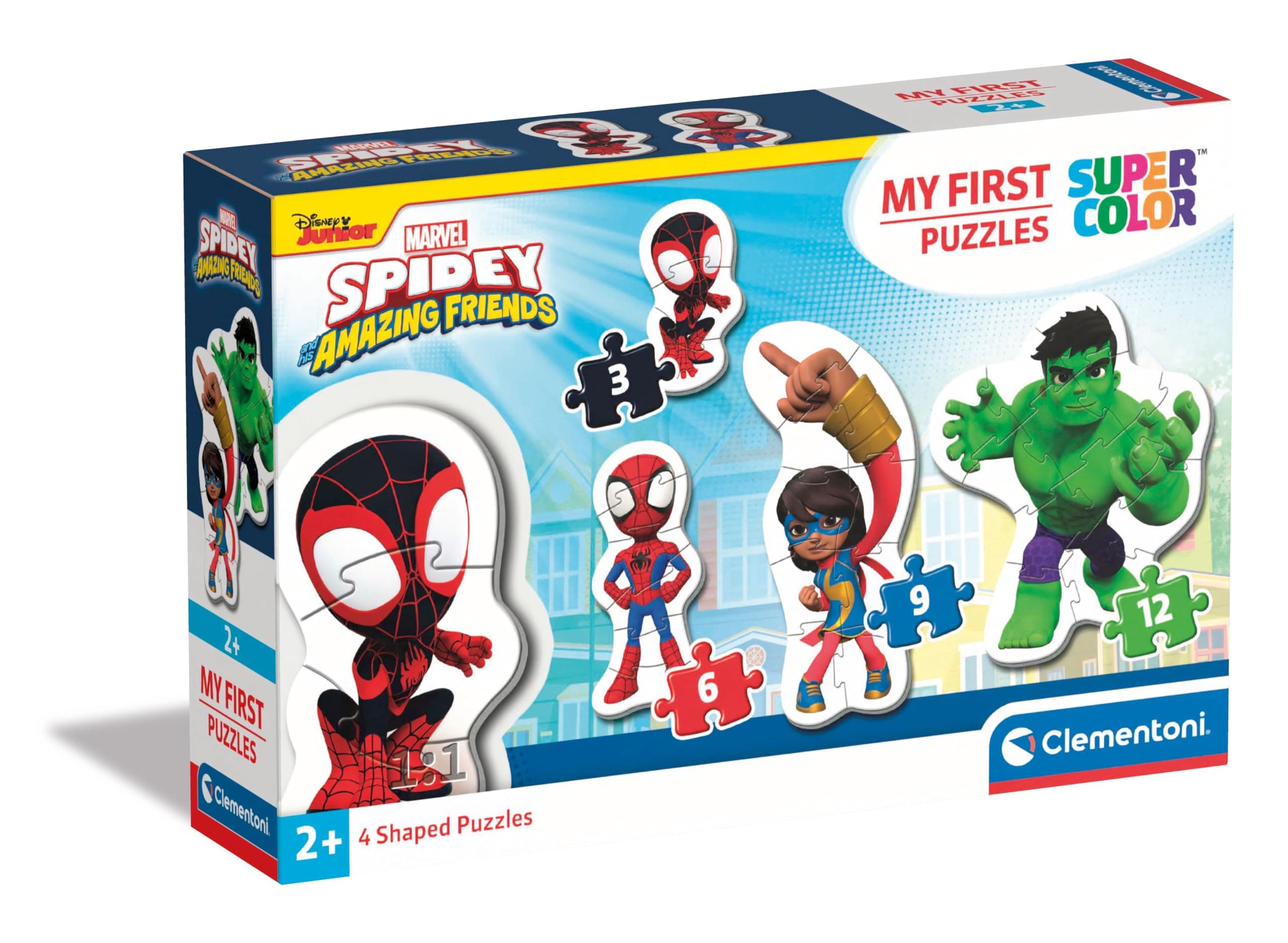 CLEMENTONI 3-6-9-12ч. Пъзел My First Puzzle Spidey and His Amazing Friends