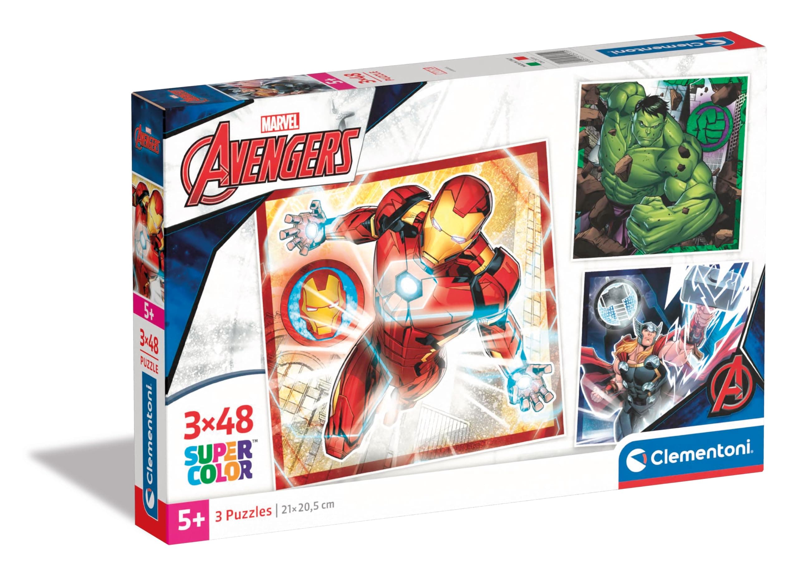 CLEMENTONI 3x48ч. Пъзел The Avengers