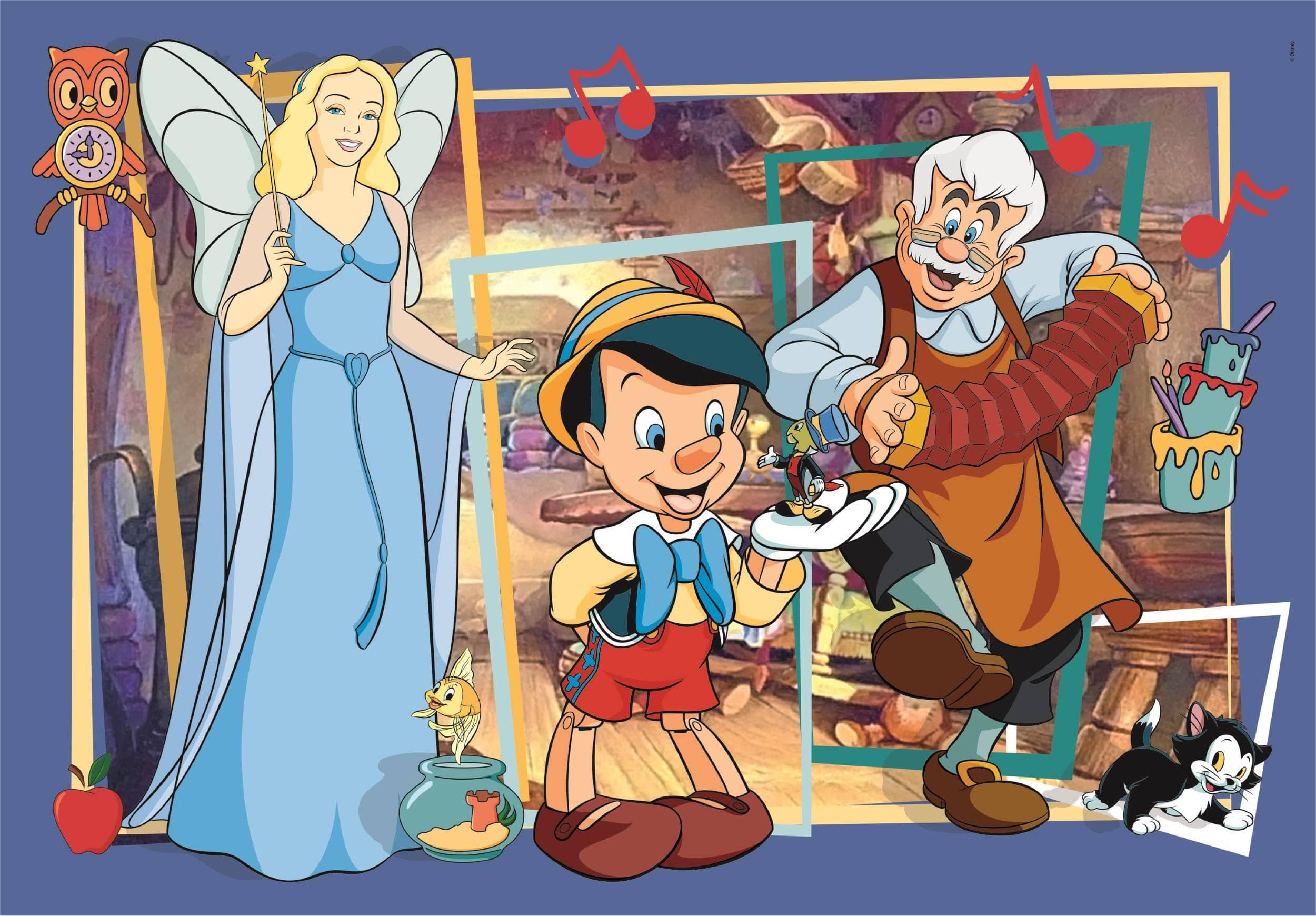 CLEMENTONI 104ч. Пъзел Pinocchio
