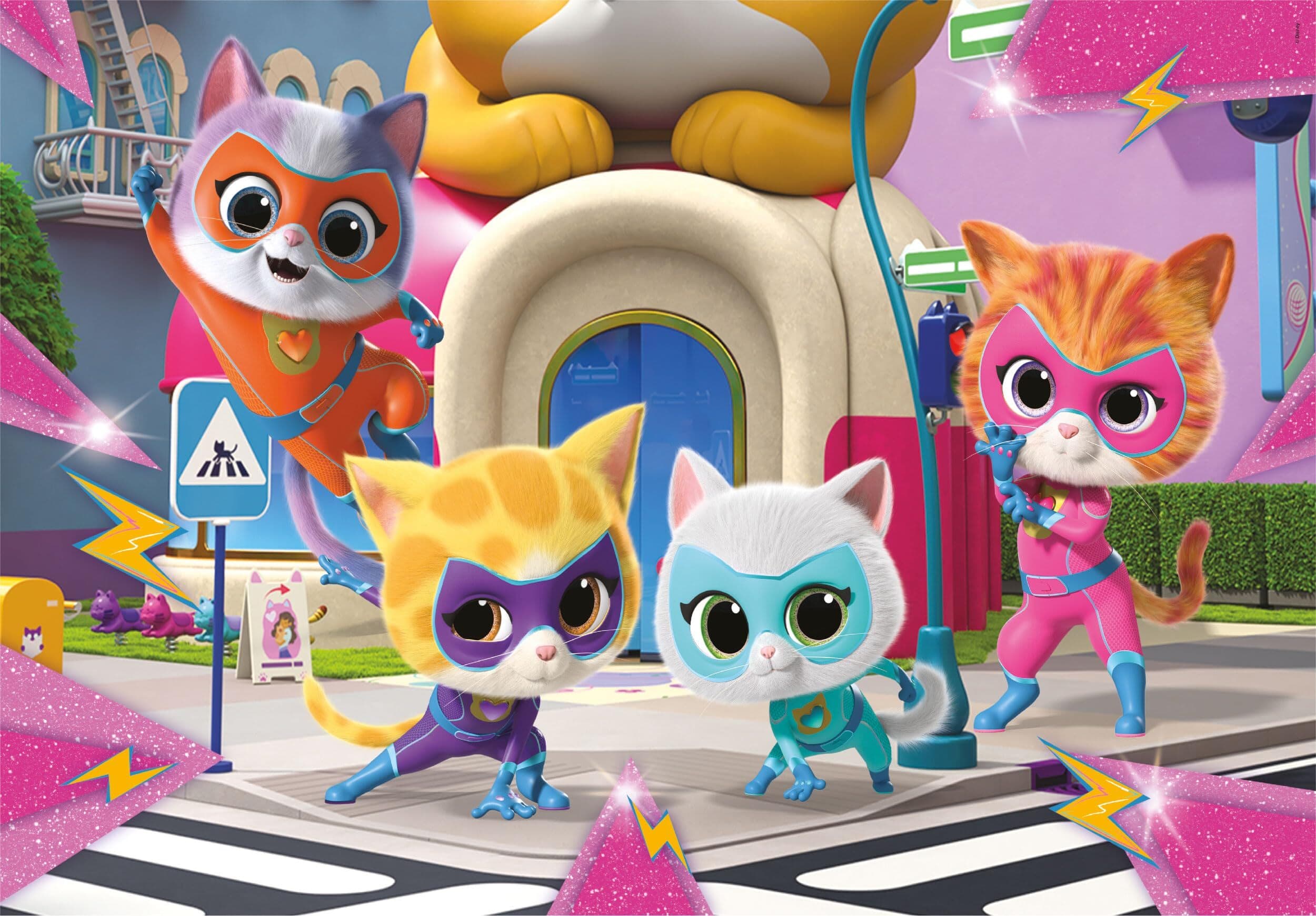 CLEMENTONI 2x20ч. Пъзел Super Kitties