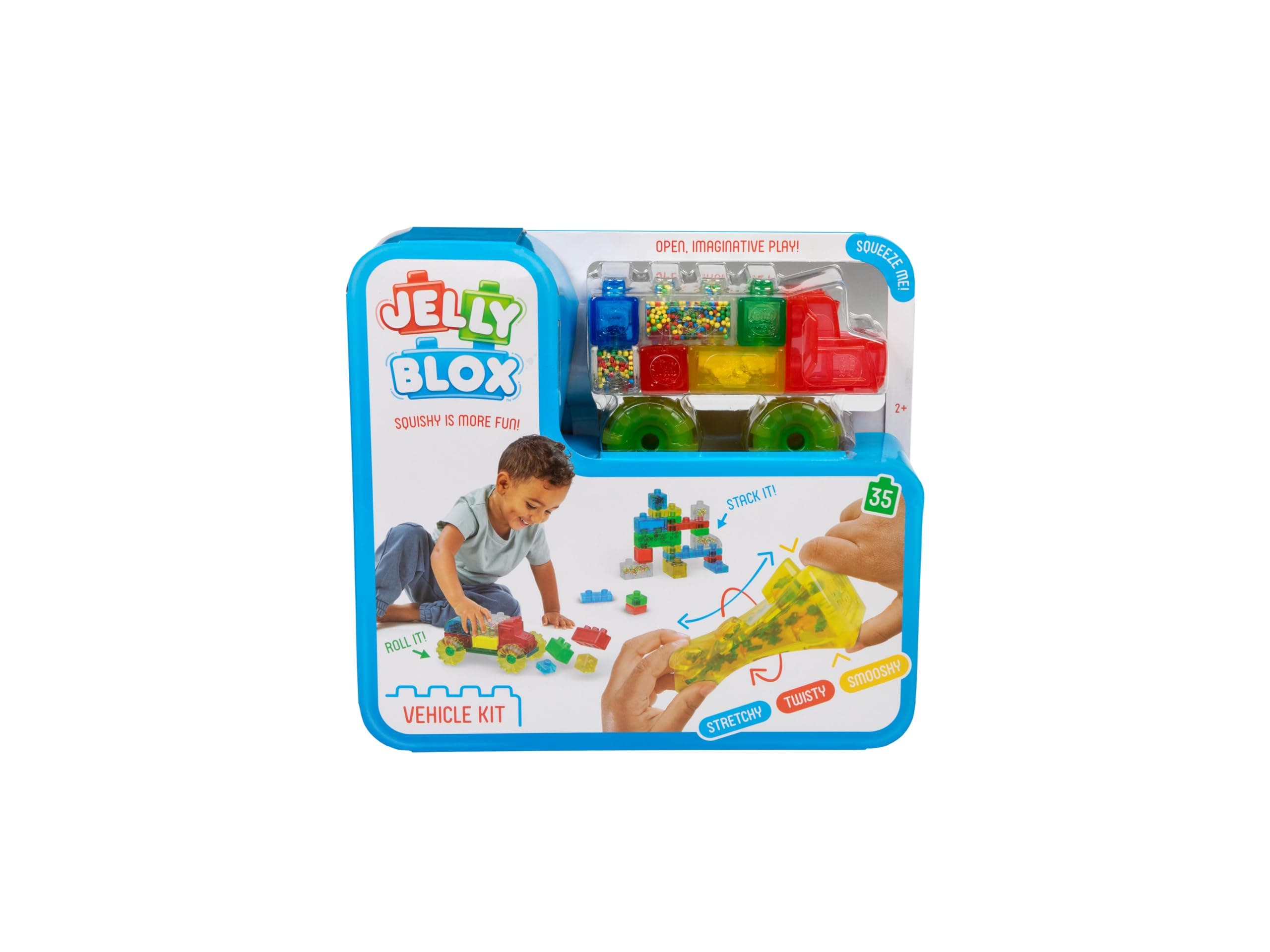 JELLY BLOX Конструктор Камион с меки блокчета 35ч.
