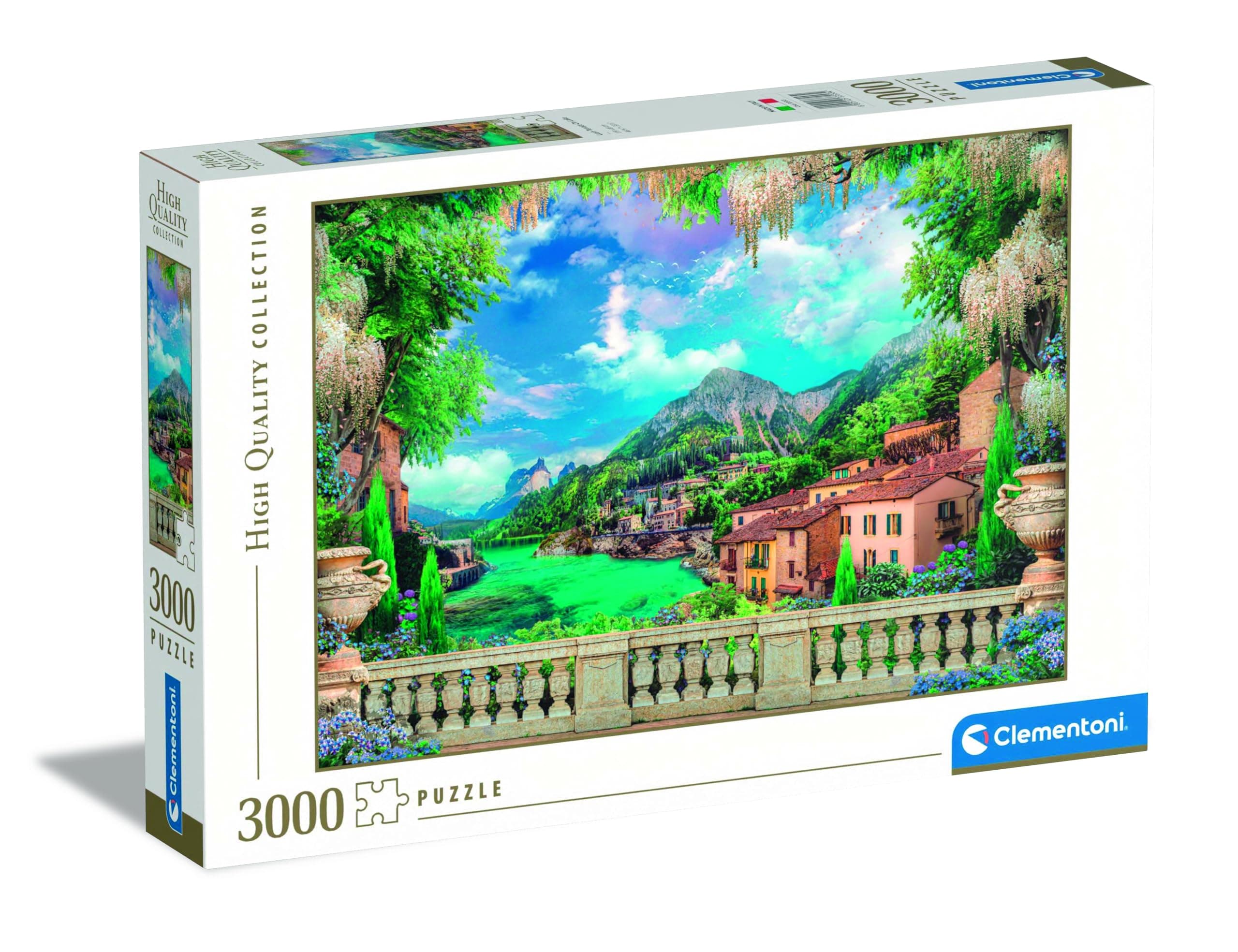 CLEMENTONI 3000ч. Пъзел Lush Terrace on Lake