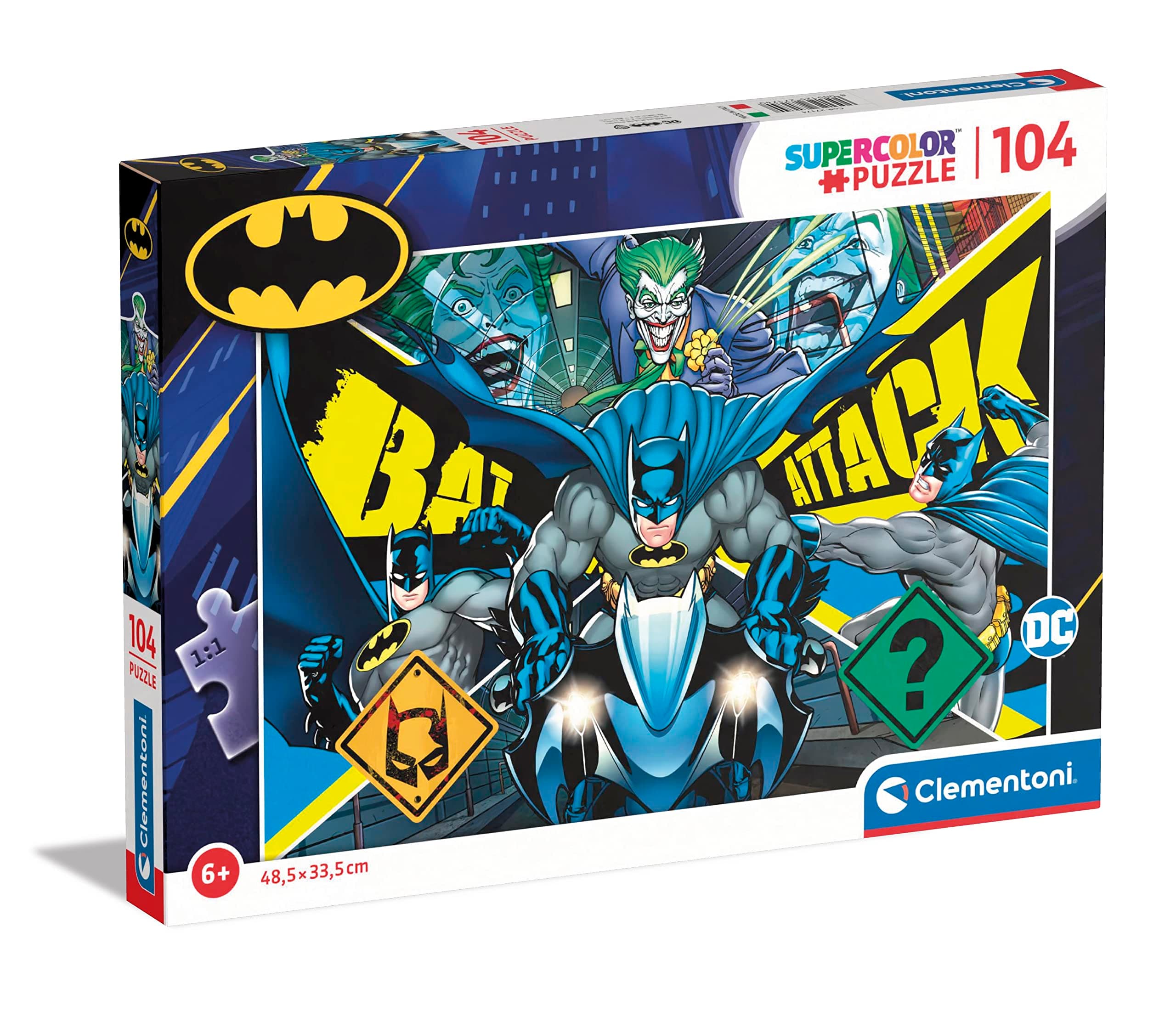 CLEMENTONI 104ч. Пъзел Batman