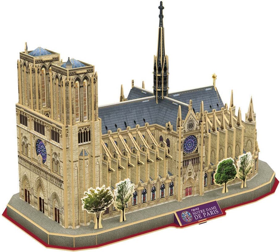 CubicFun 3D Пъзел PARIS NOTRE DAME DE PARIS NATIONAL GEOGRAPHIC