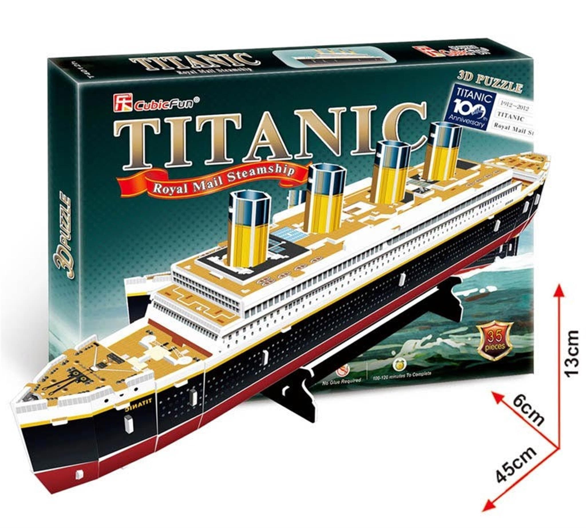 CubicFun 3D Пъзел КОРАБ TITANIC T4012h