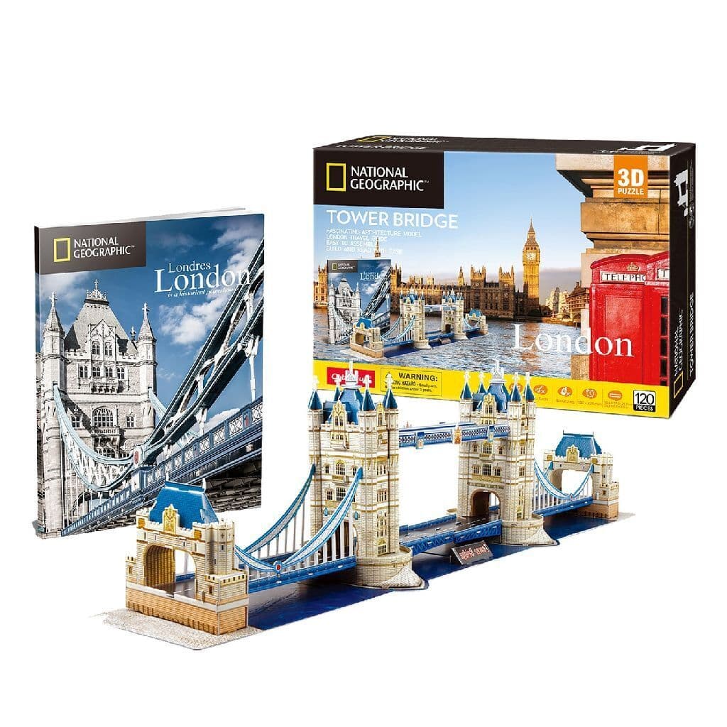 CubicFun 3D Пъзел TOWER BRIDGE NATIONAL GEOGRAPHIC