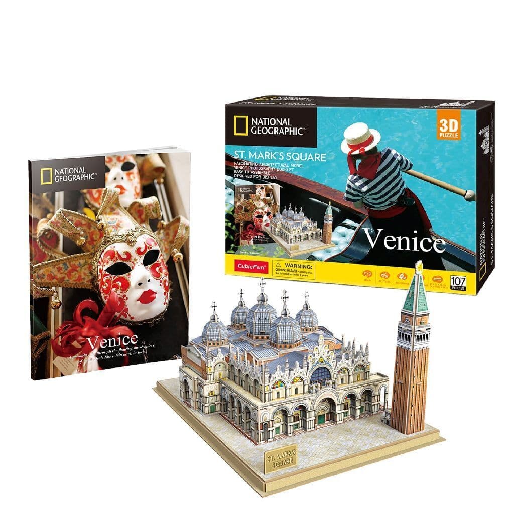 CubicFun 3D Пъзел VENICE ST MARK'S SQUARE NATIONAL GEOGRAPHIC