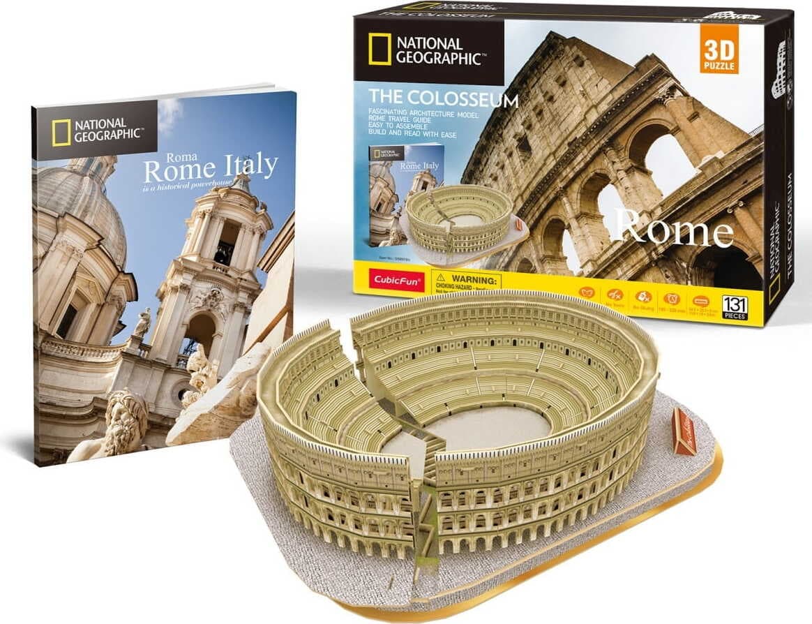 CubicFun 3D Пъзел THE COLOSSEUM NATIONAL GEOGRAPHIC