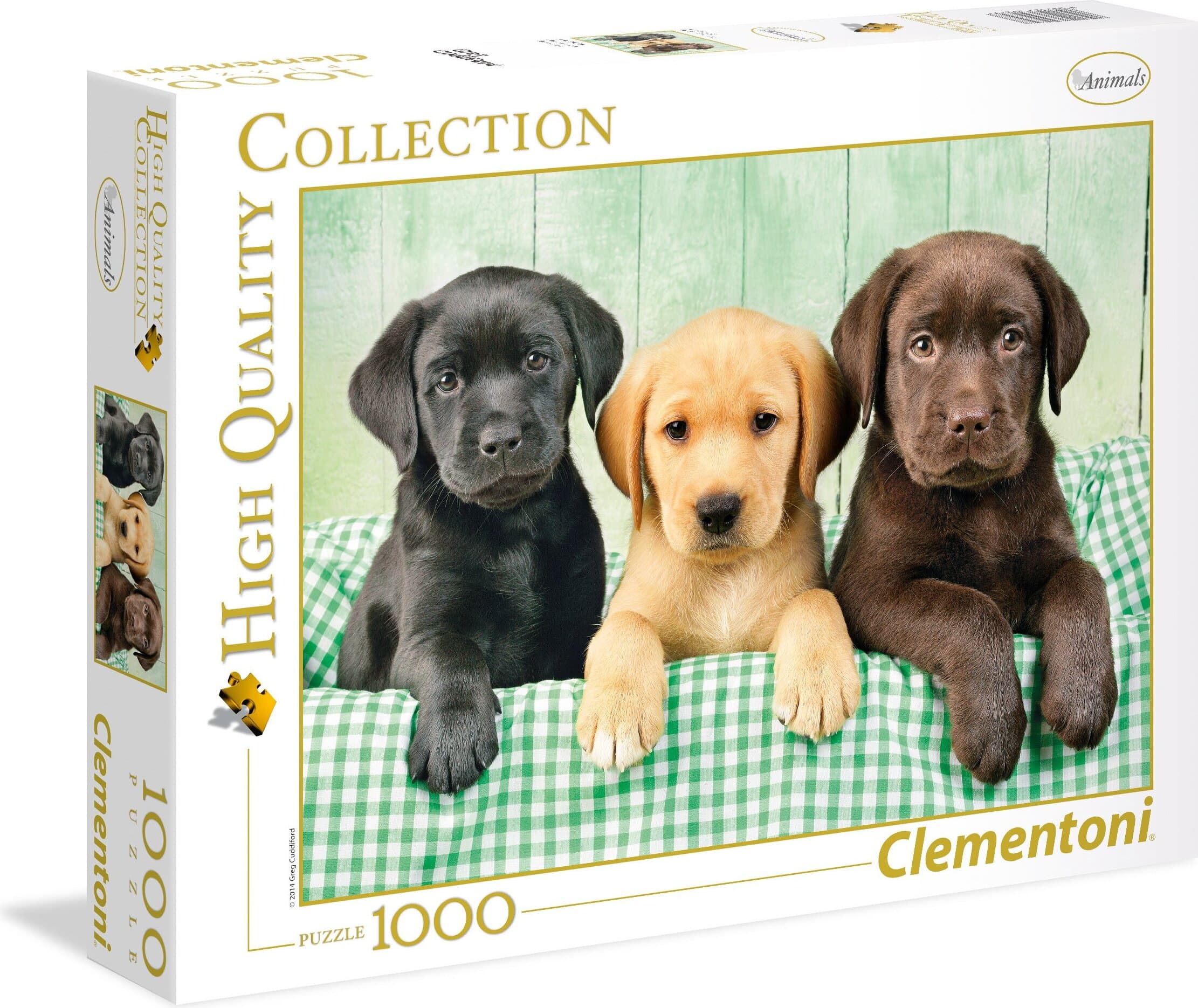 CLEMENTONI Пъзел HQ COLLECTION I TRE LABRADOR
