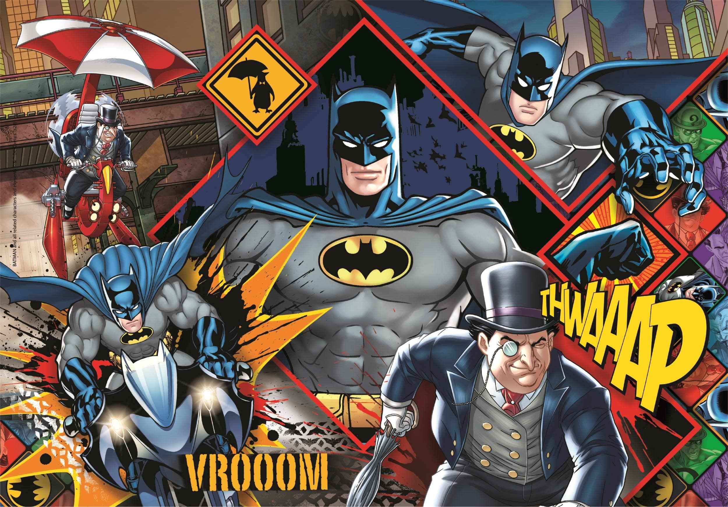 CLEMENTONI 180ч. Пъзел DC Batman