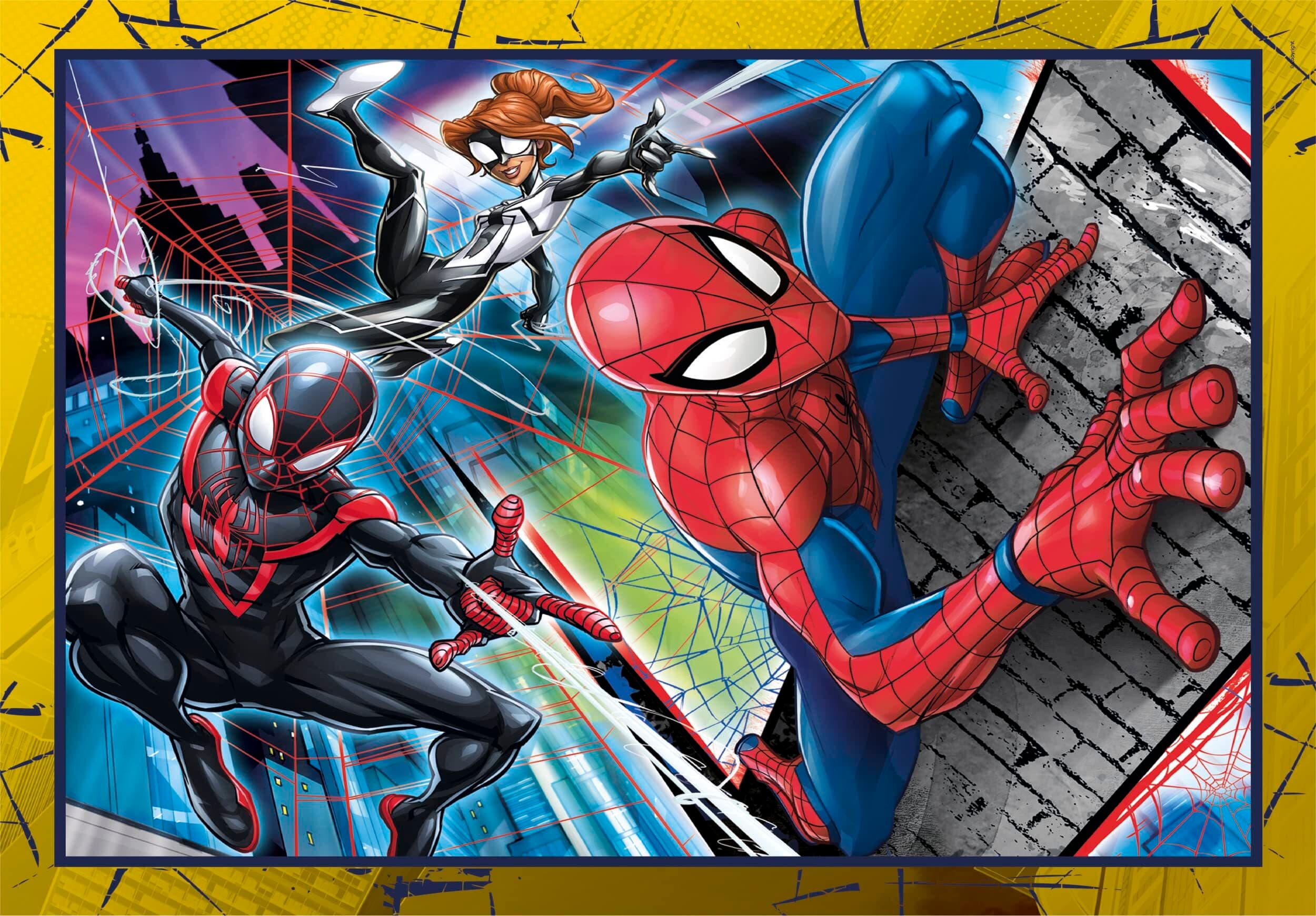 CLEMENTONI 4 в 1 Пъзел Spiderman