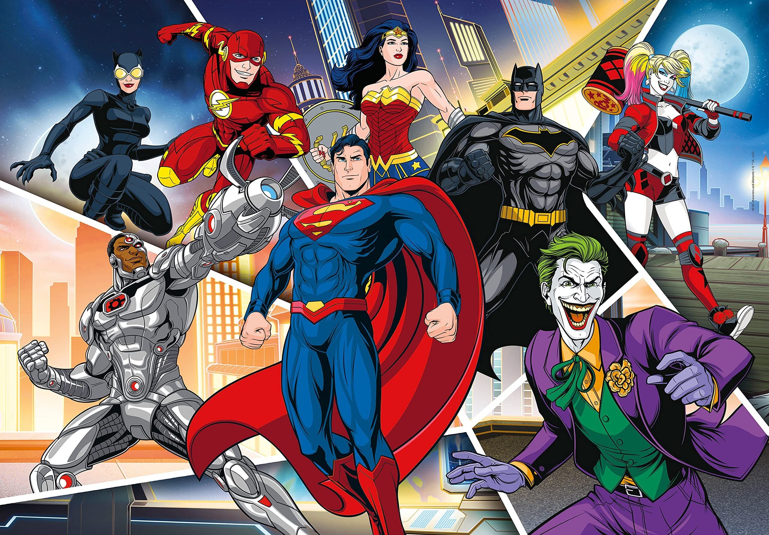 CLEMENTONI 104ч. Пъзел DC Comics 1