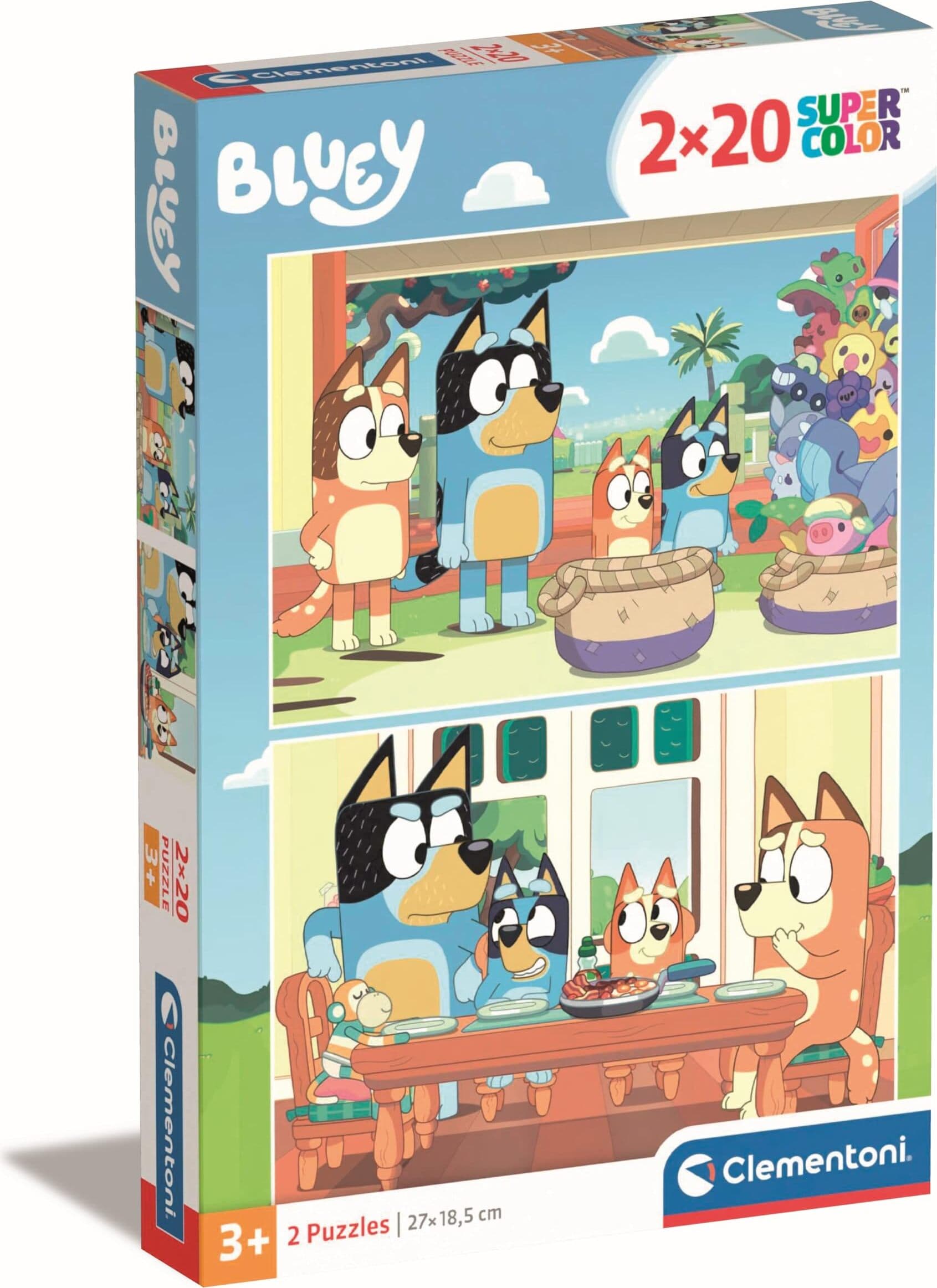 CLEMENTONI 2x20ч. Пъзел Bluey