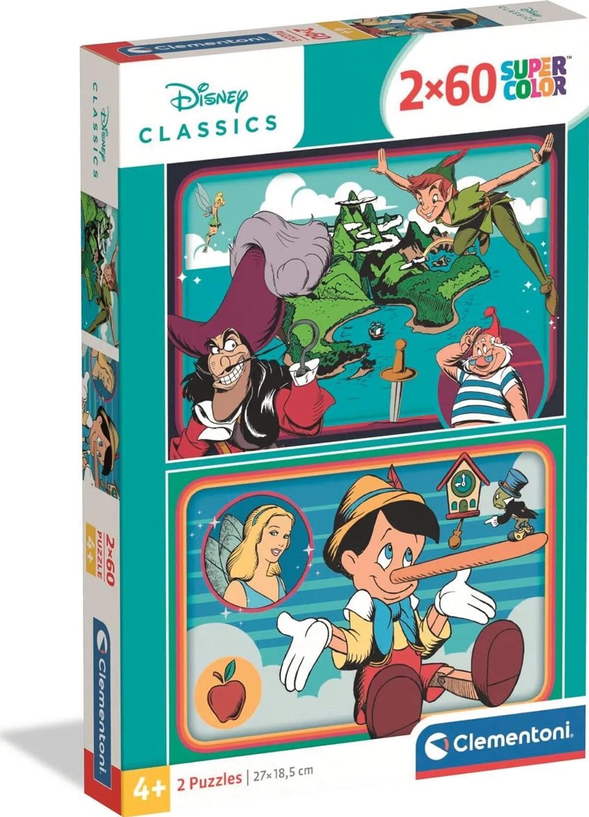 CLEMENTONI 2X60ч. Пъзел Disney Classics