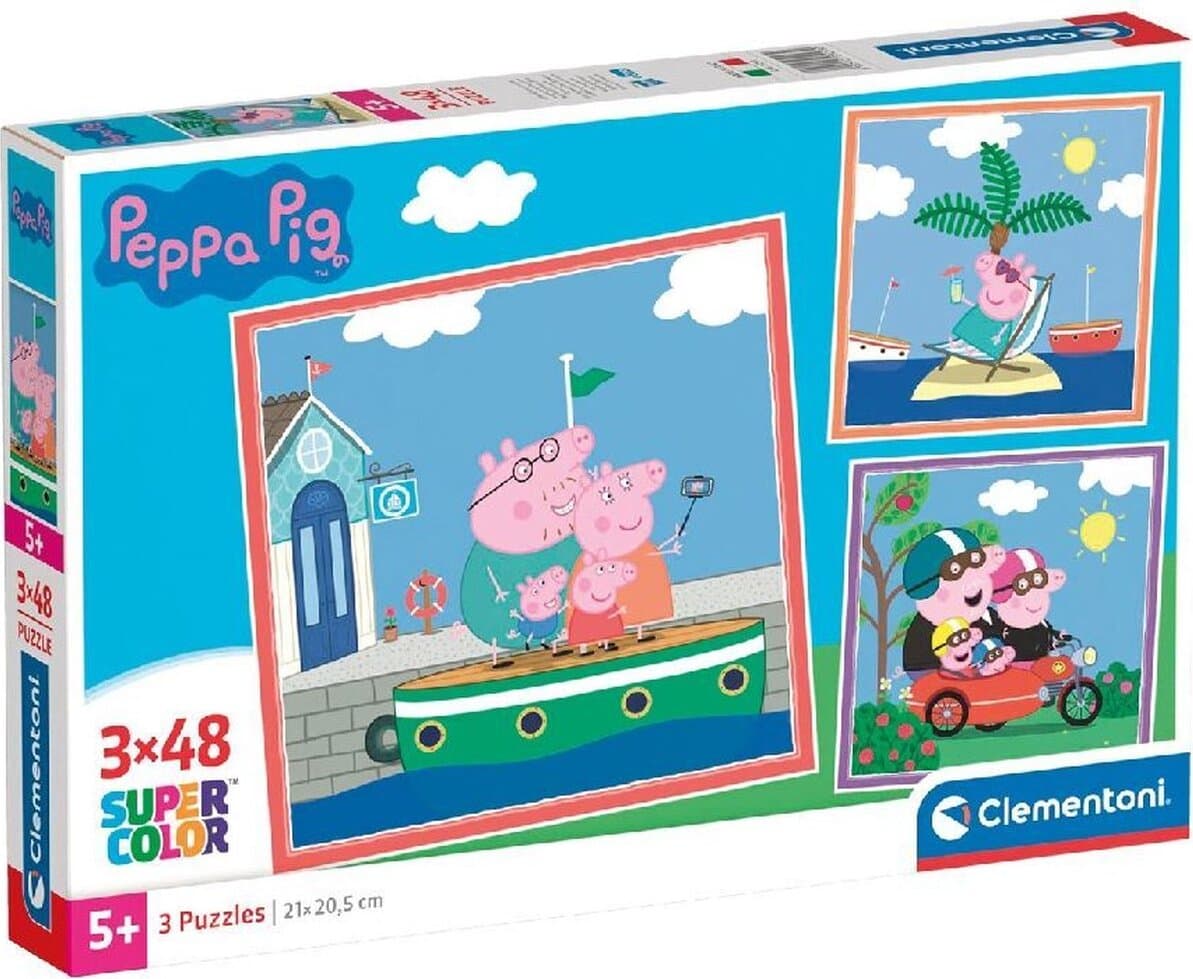CLEMENTONI 3x48ч. Пъзел Peppa Pig
