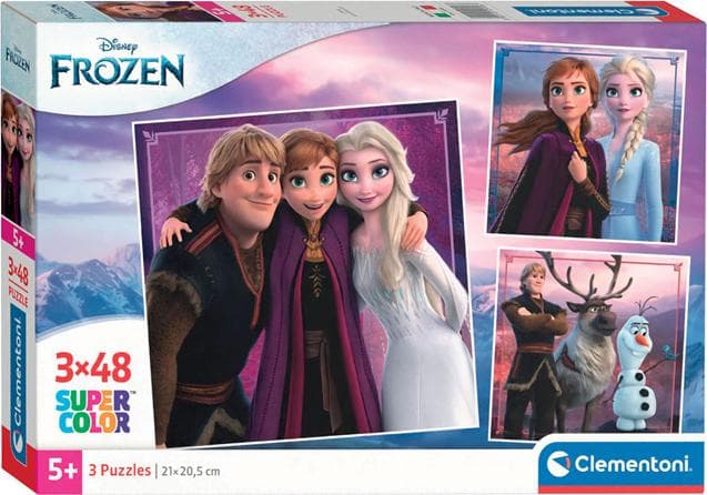 CLEMENTONI 3x48ч. Пъзел Frozen 25306