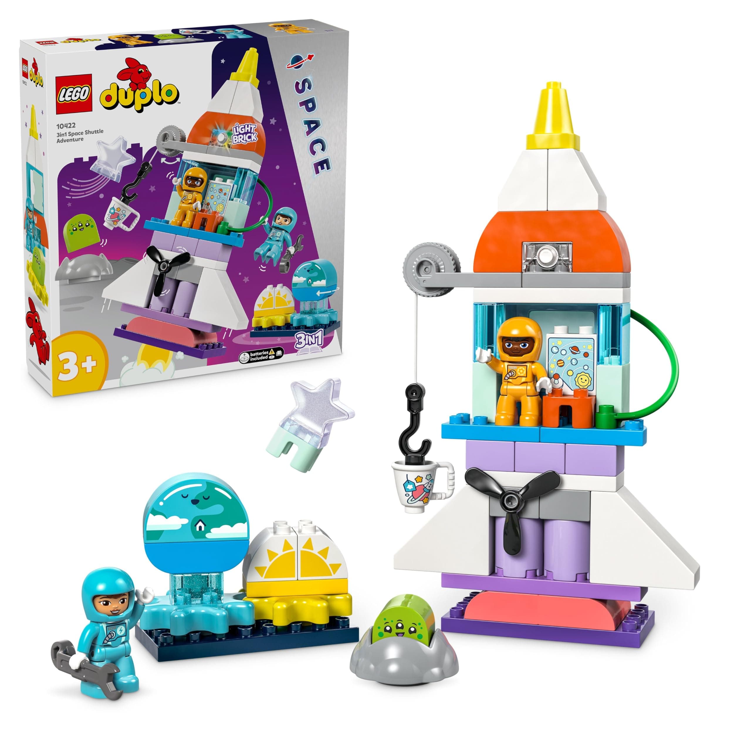 LEGO® DUPLO® Space 10422 - Приключение с космическа совалка „3 в 1“