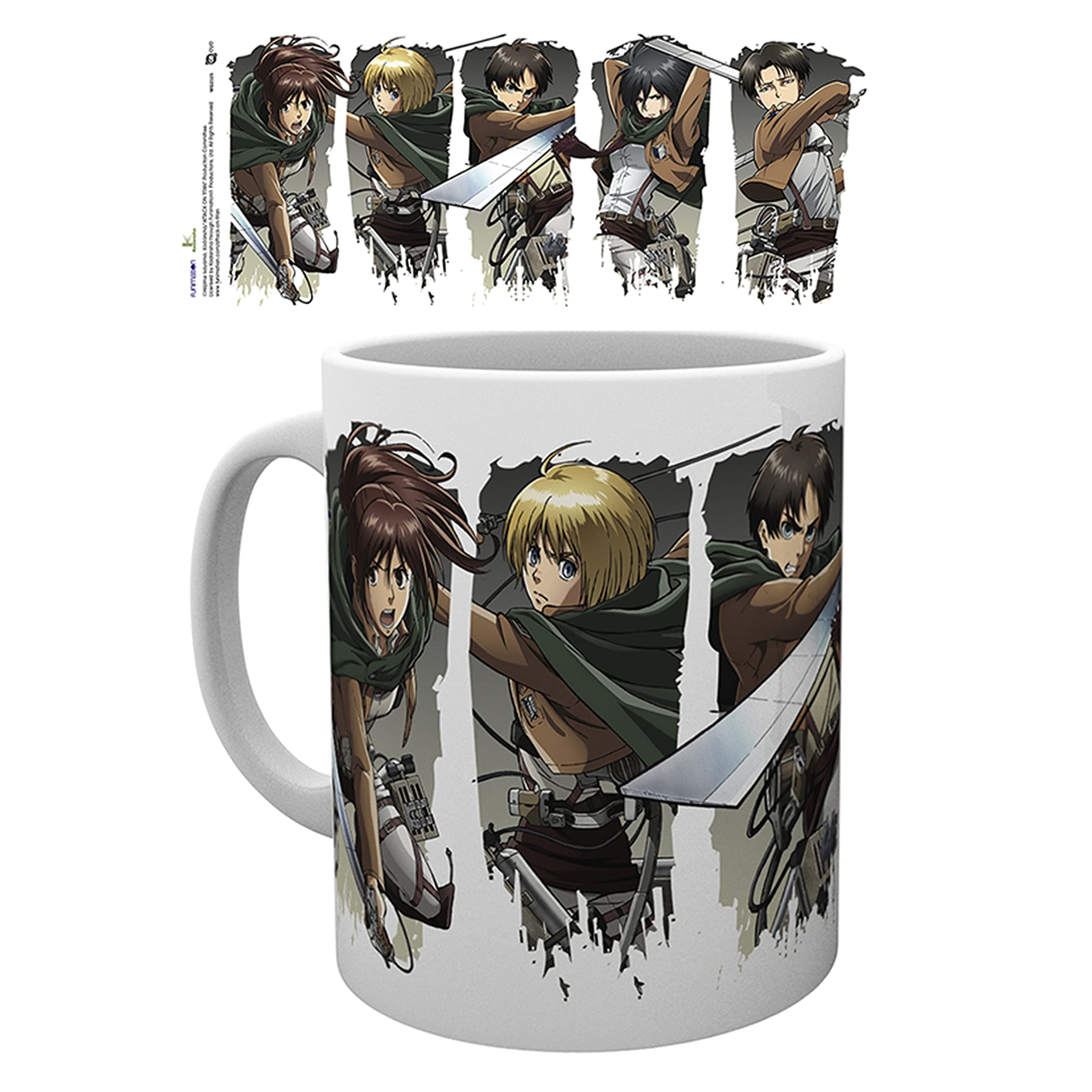 Чаша ABYSTYLE ATTACK ON TITAN Character Montage