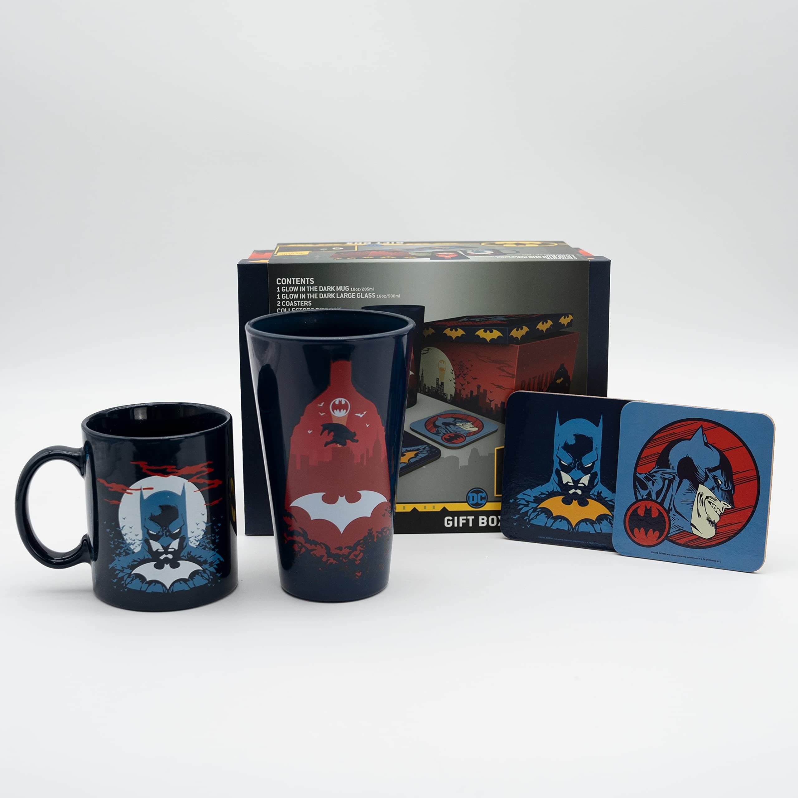 Комплект ABYSTYLE DC COMICS, Чаша XXL, Халба, 2 подложки