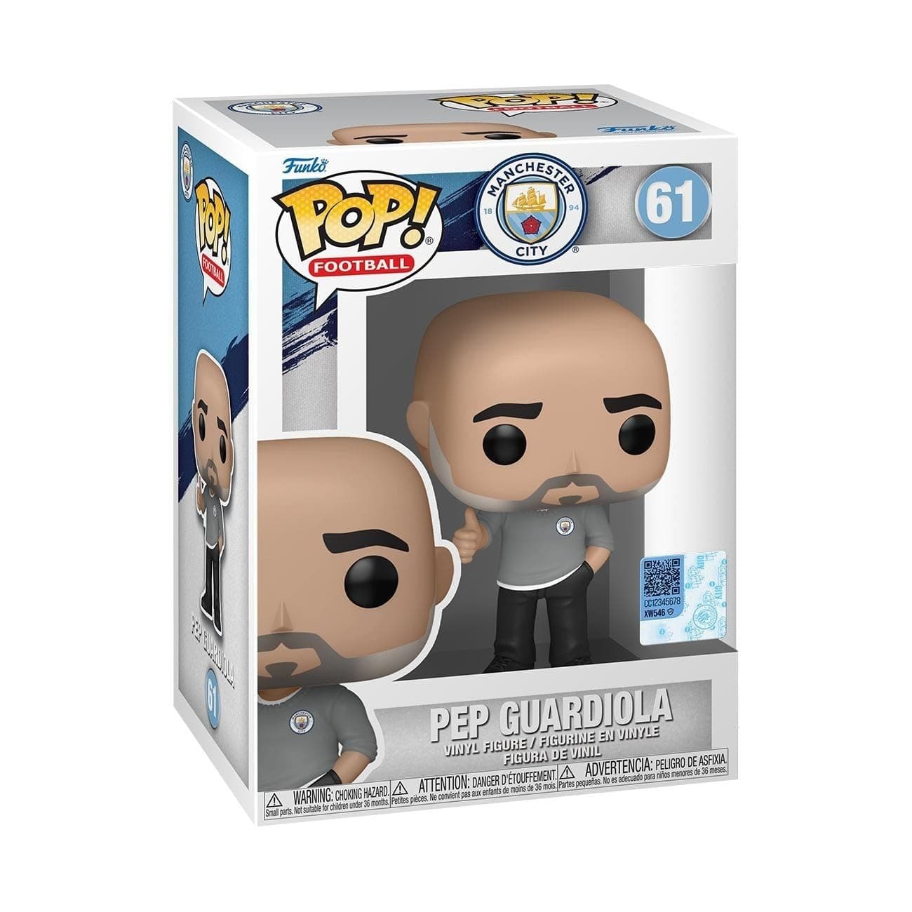 Фигурка Funko Pop! Football: Manchester City - Pep Guardiola #61