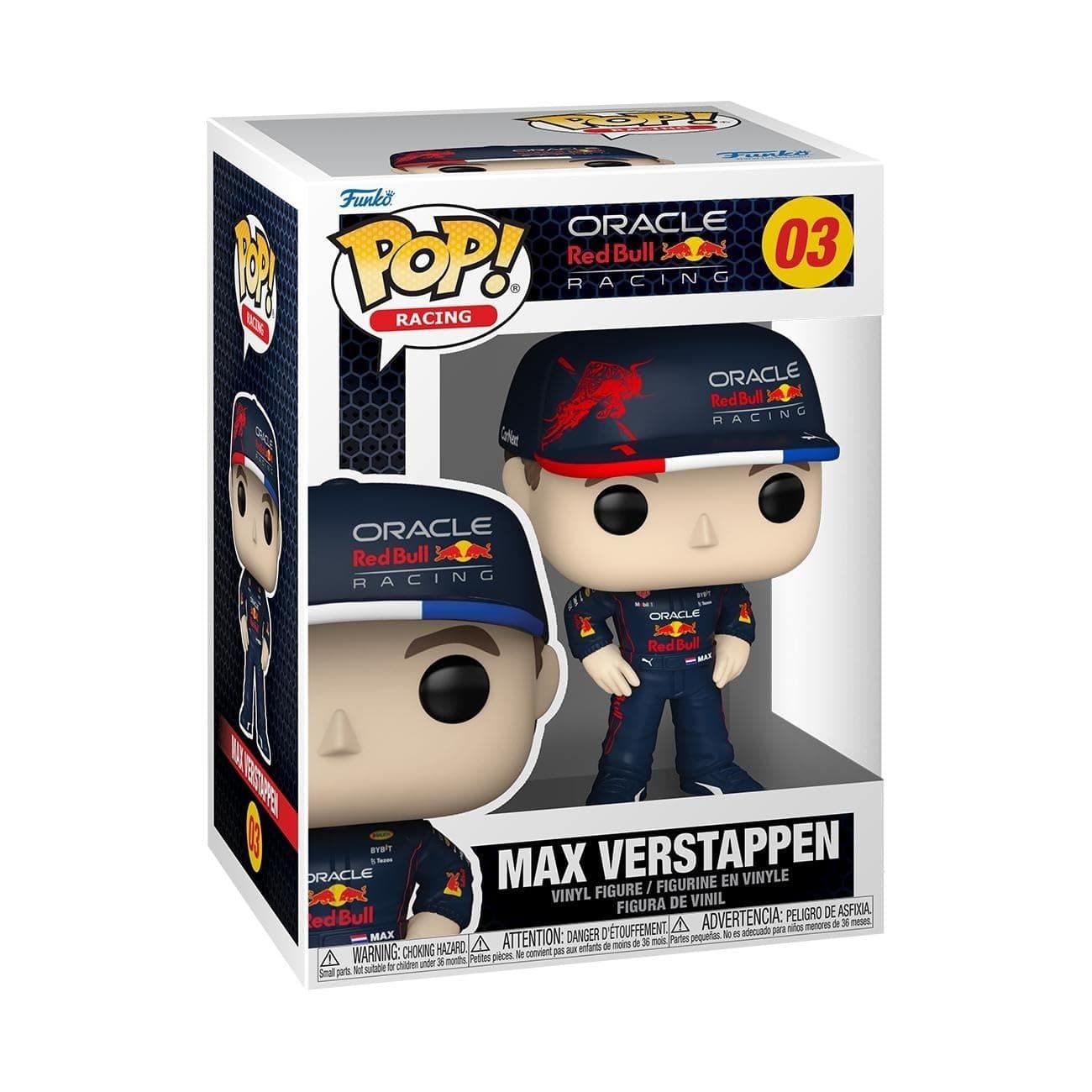 Фигурка Funko Pop! Racing: Oracle Red Bull Racing - Max Verstappen #03 Vinyl Figure