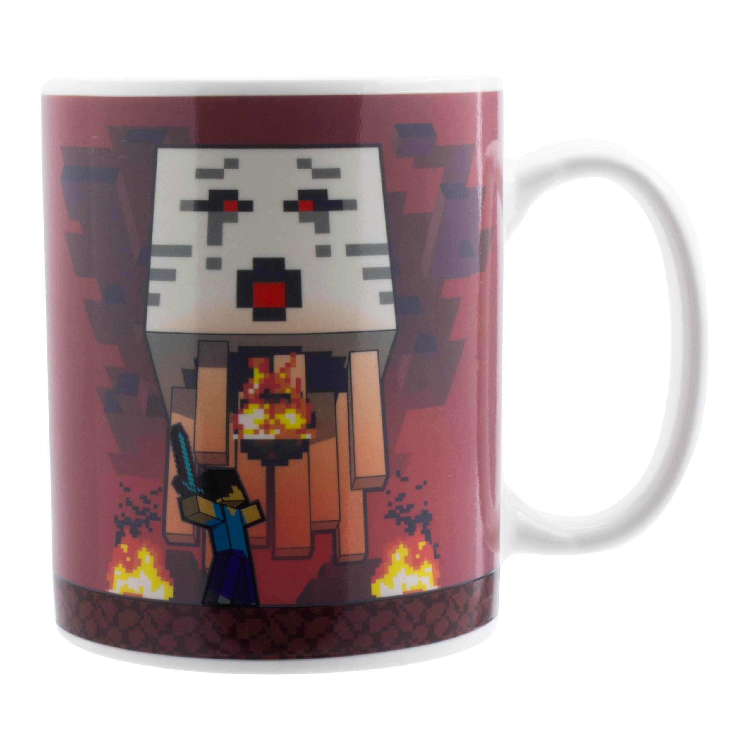 Чаша с термо ефект Paladone Minecraft Nether Heat Change Mug, PP10590MCF