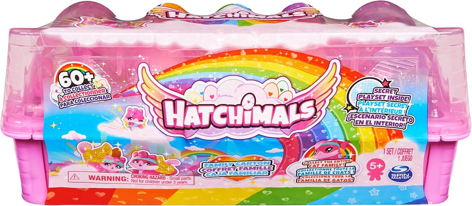 Hatchimals - Делукс комплект семейство котки