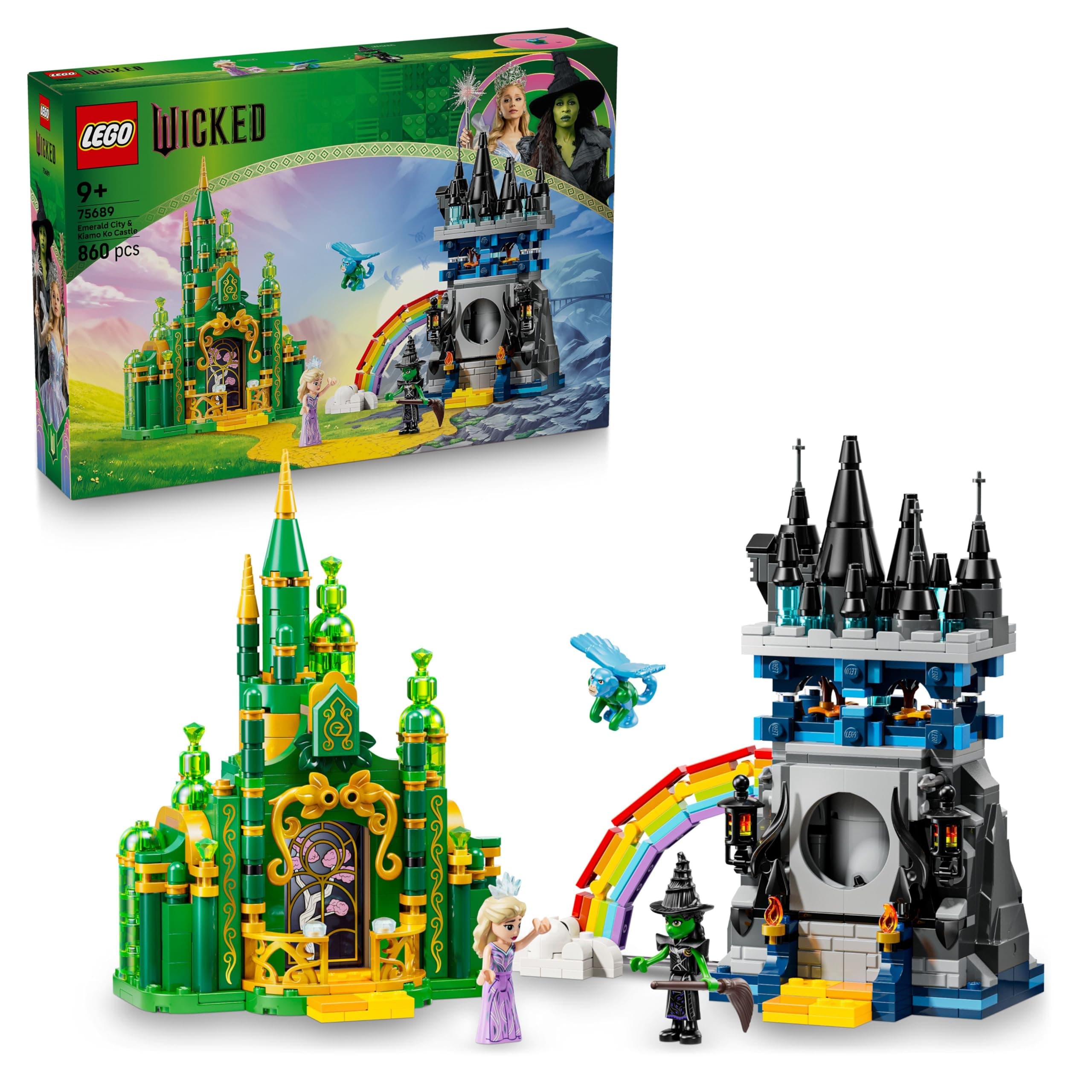 LEGO® Wicked 75689 - Изумруденият град и дворецът Киамо Ко
