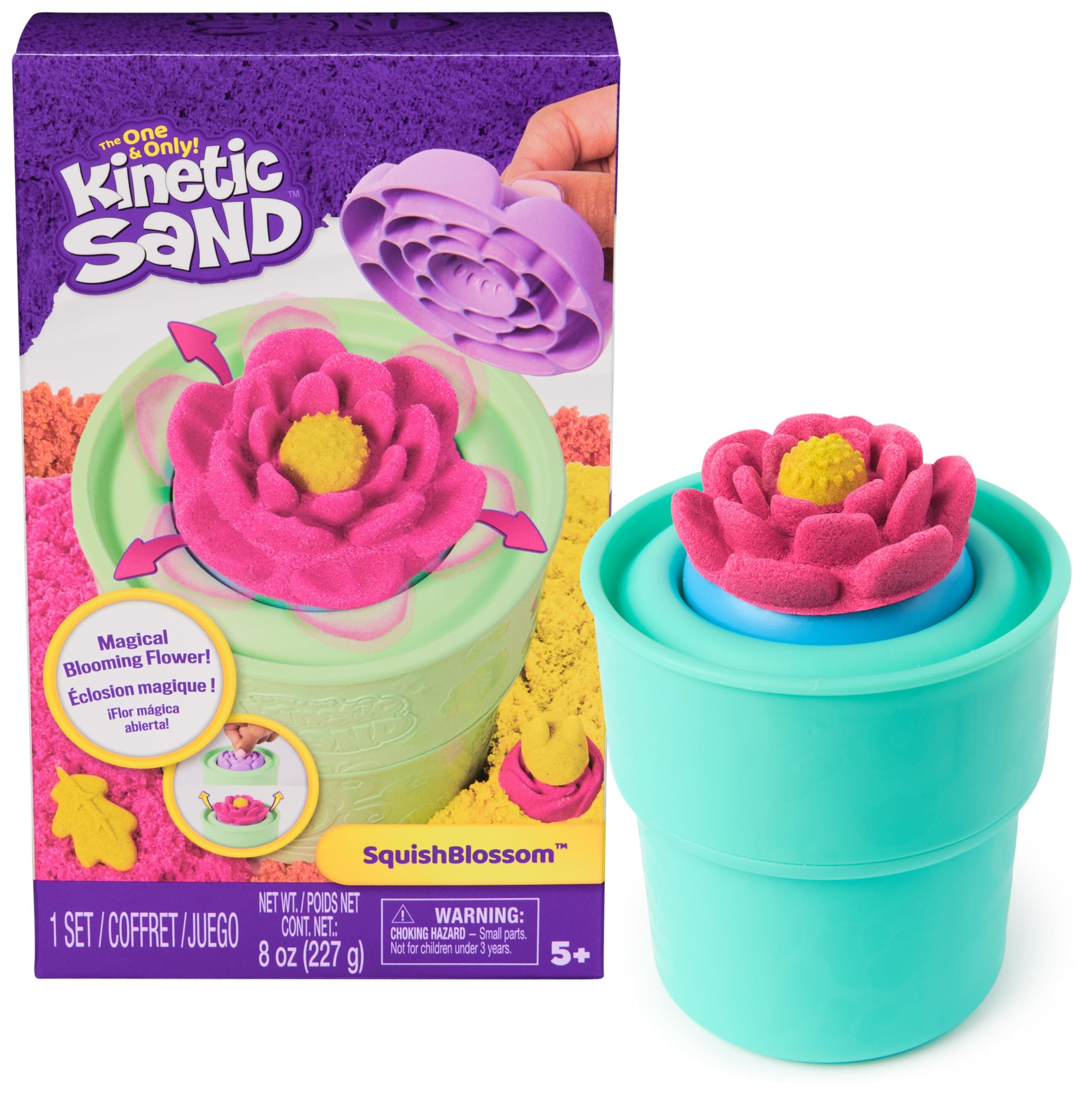 Kinetic Sand - Цвете в саксия