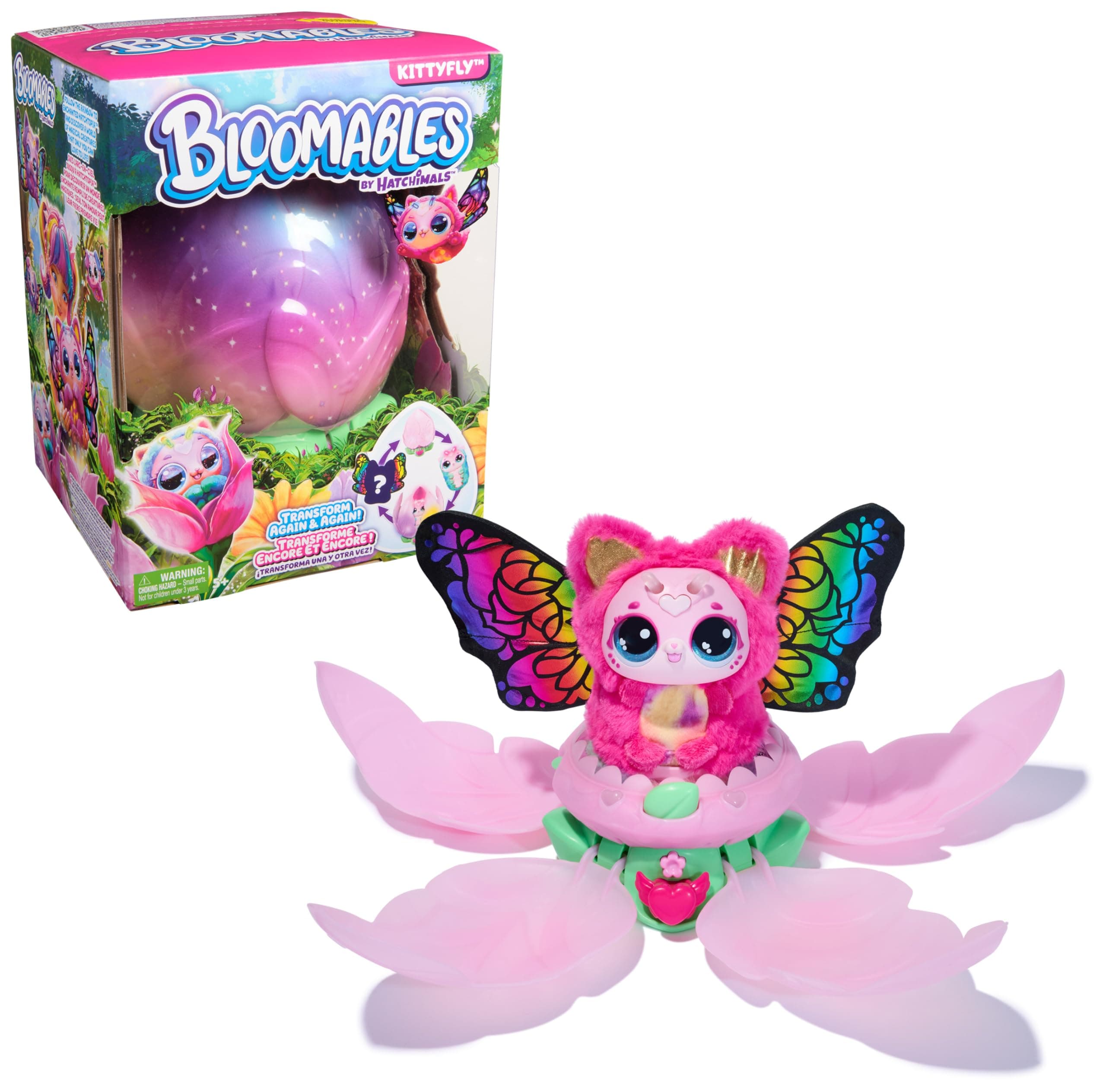Hatchimals - Трансформиращо се яйце Bloomables KittyFly